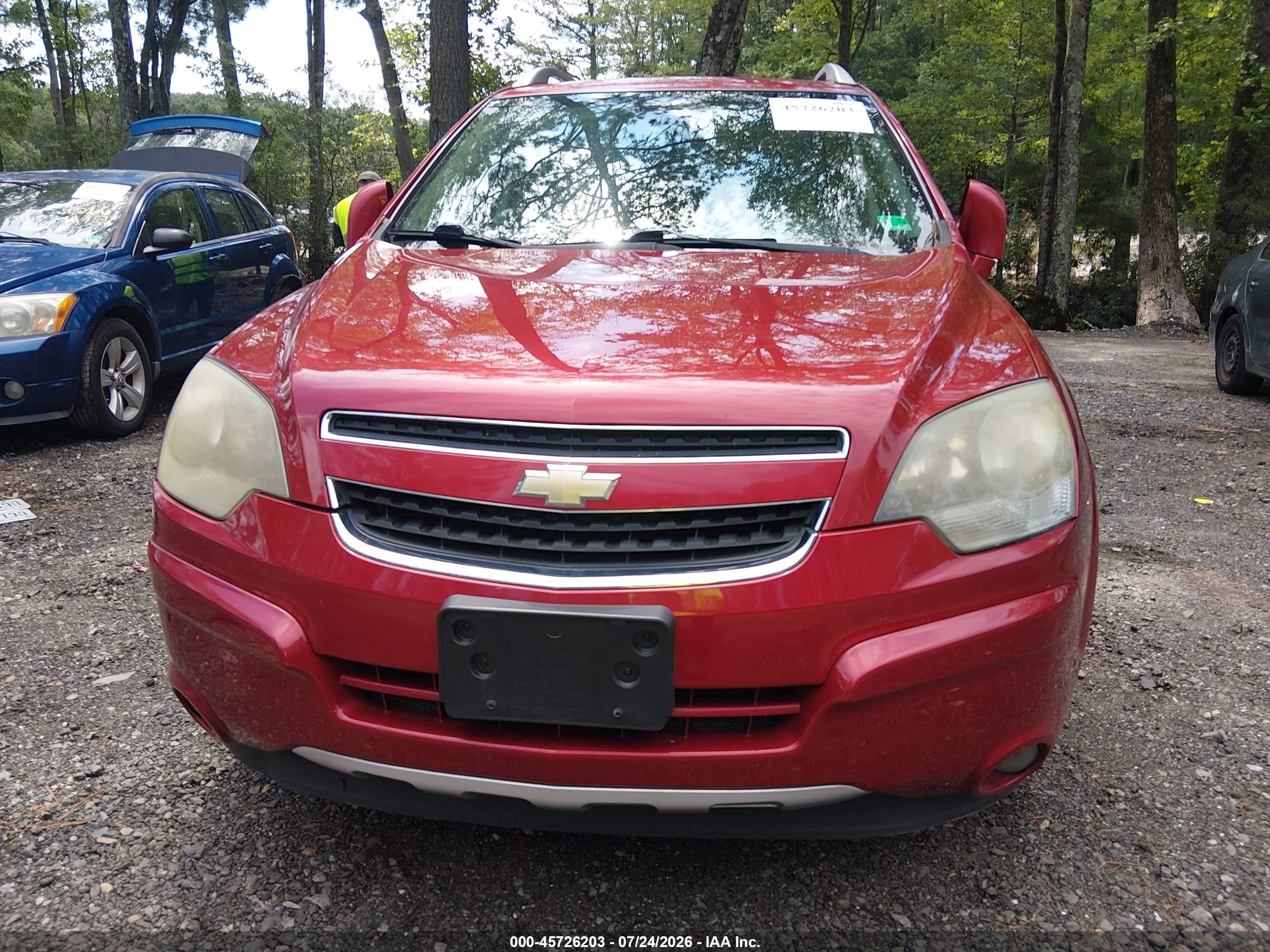 2015 Chevrolet Captiva Sport Fleet Lt Red vin: 3GNAL3EKXFS520383