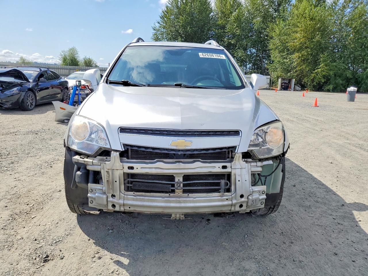 2014 Chevrolet Captiva Ltz Silver vin: 3GNAL4EK0ES641914