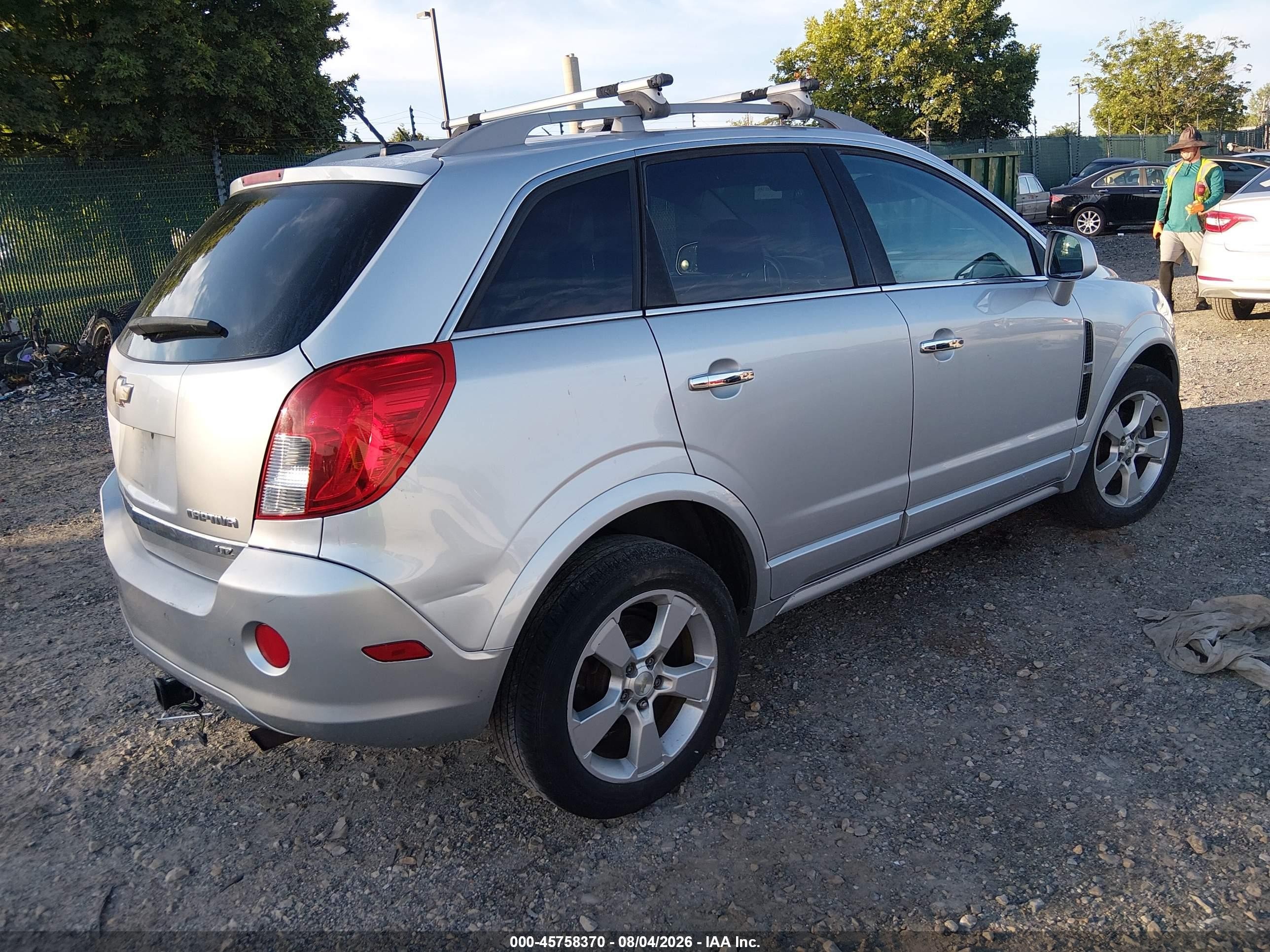 2014 Chevrolet Captiva Sport Fleet Ltz Silver vin: 3GNAL4EK0ES647910