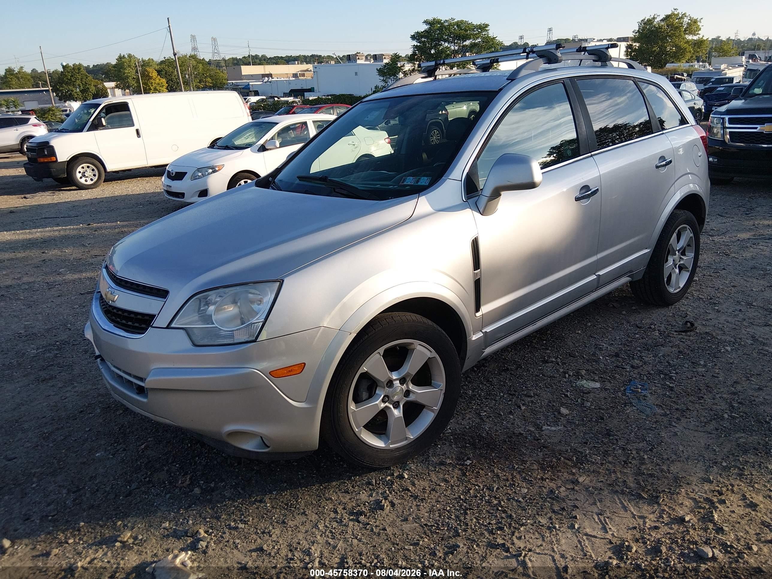2014 Chevrolet Captiva Sport Fleet Ltz Silver vin: 3GNAL4EK0ES647910