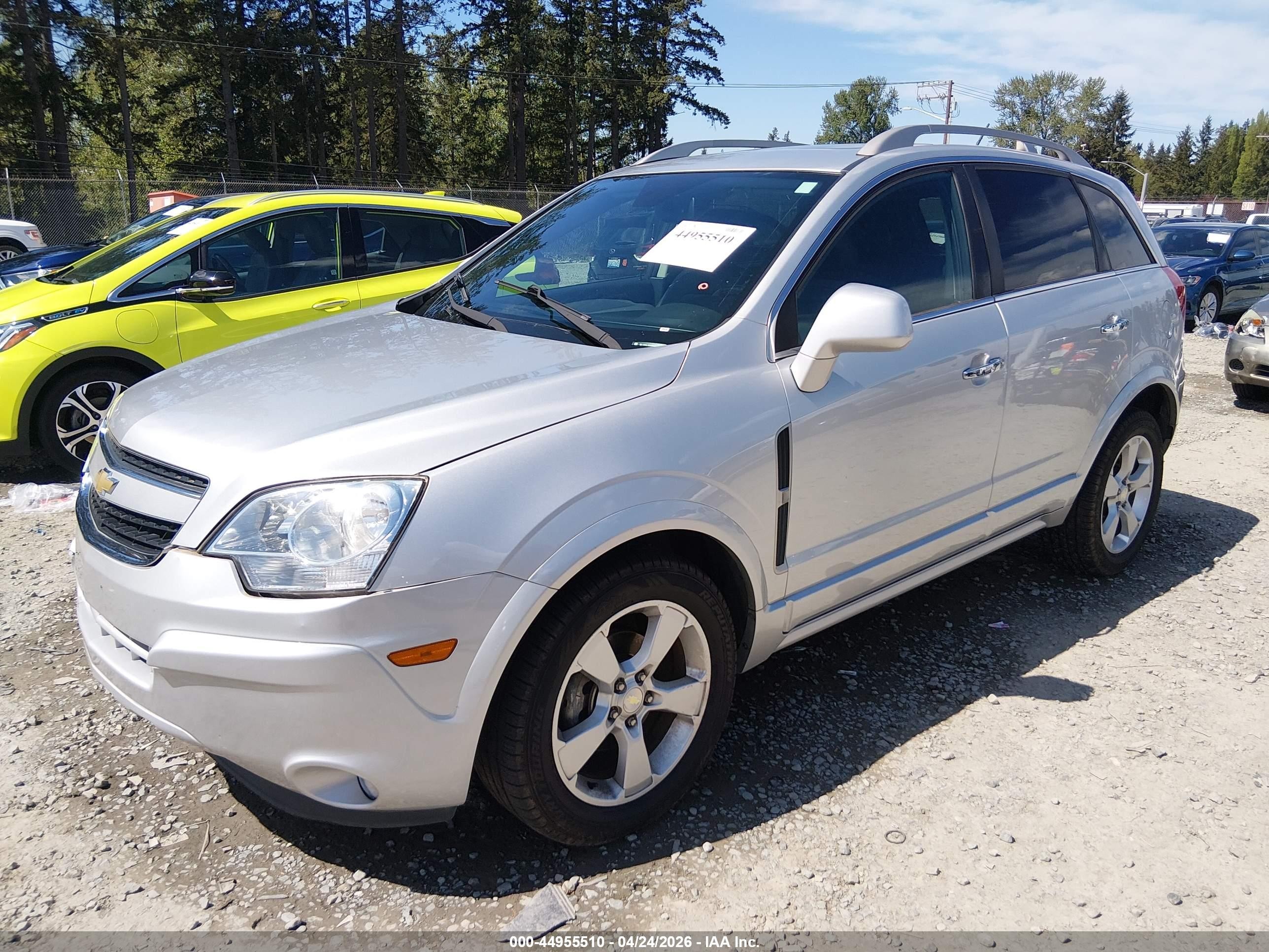 2013 Chevrolet Captiva Sport Ltz Silver vin: 3GNAL4EK1DS564226