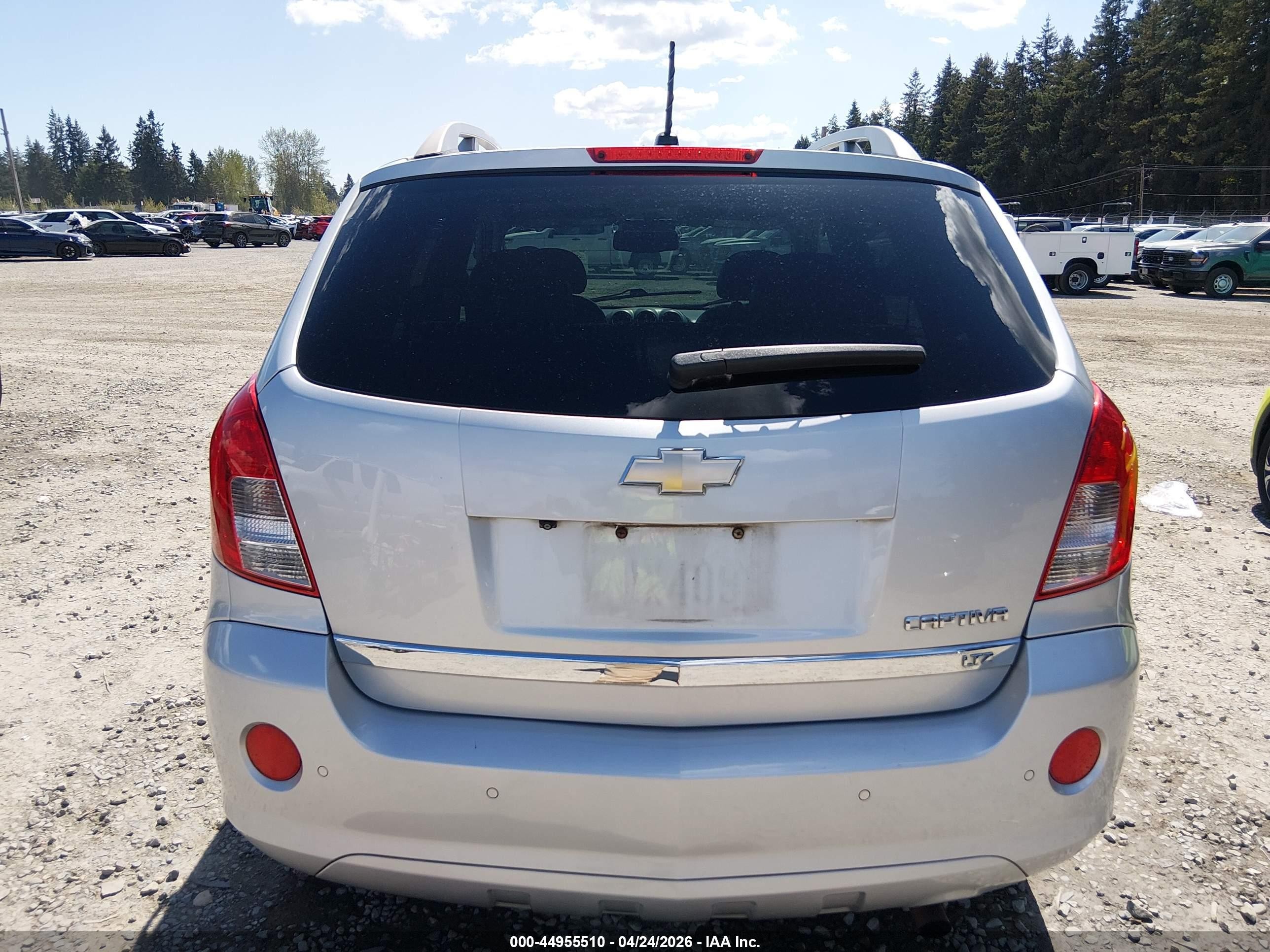 2013 Chevrolet Captiva Sport Ltz Silver vin: 3GNAL4EK1DS564226