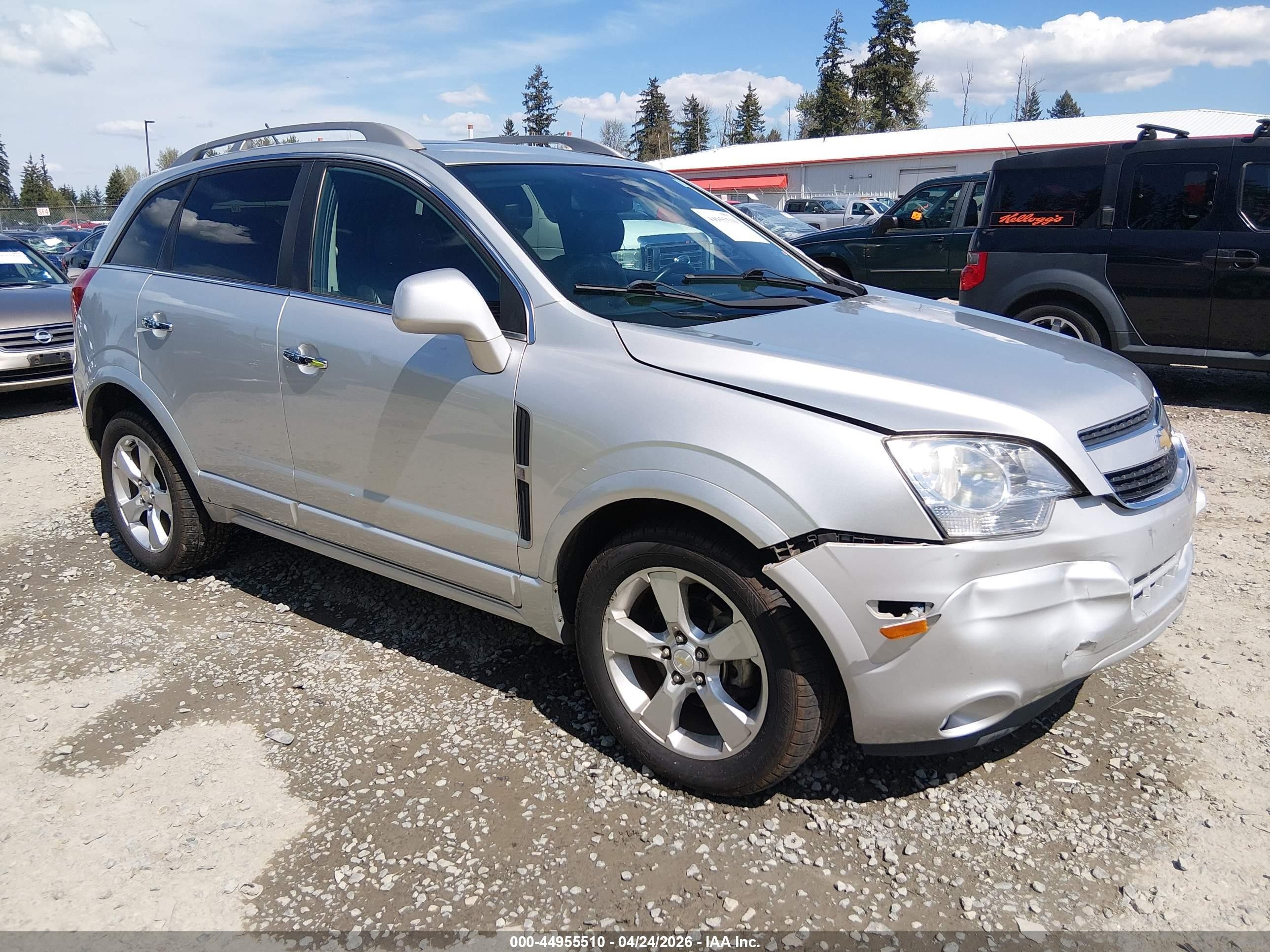2013 Chevrolet Captiva Sport Ltz Silver vin: 3GNAL4EK1DS564226