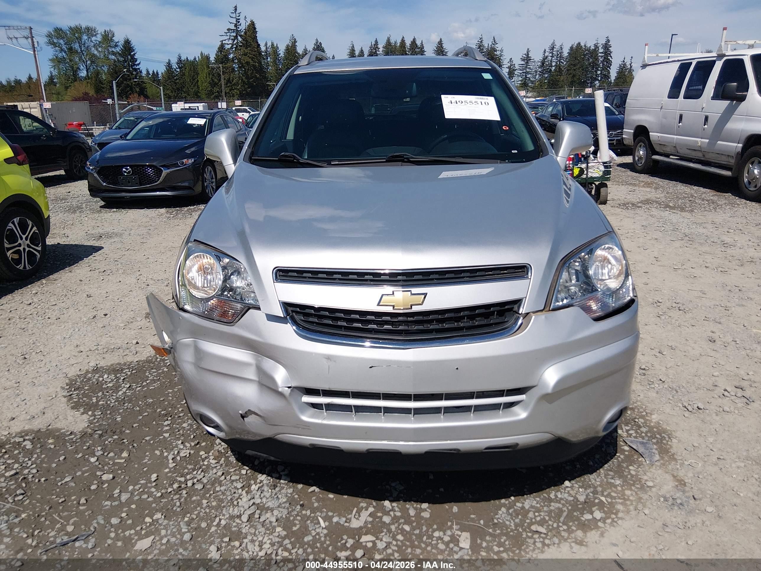 2013 Chevrolet Captiva Sport Ltz Silver vin: 3GNAL4EK1DS564226