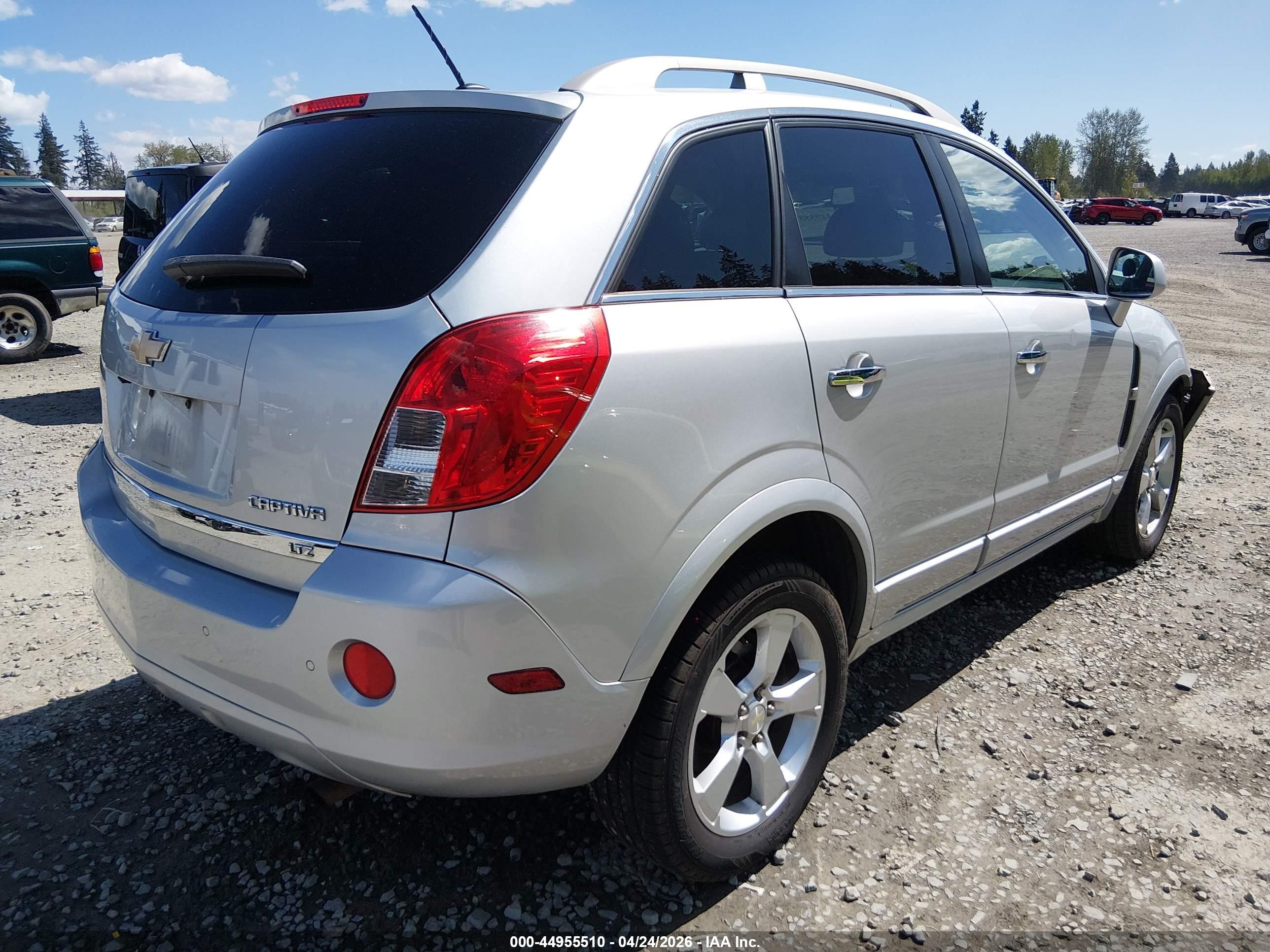 2013 Chevrolet Captiva Sport Ltz Silver vin: 3GNAL4EK1DS564226