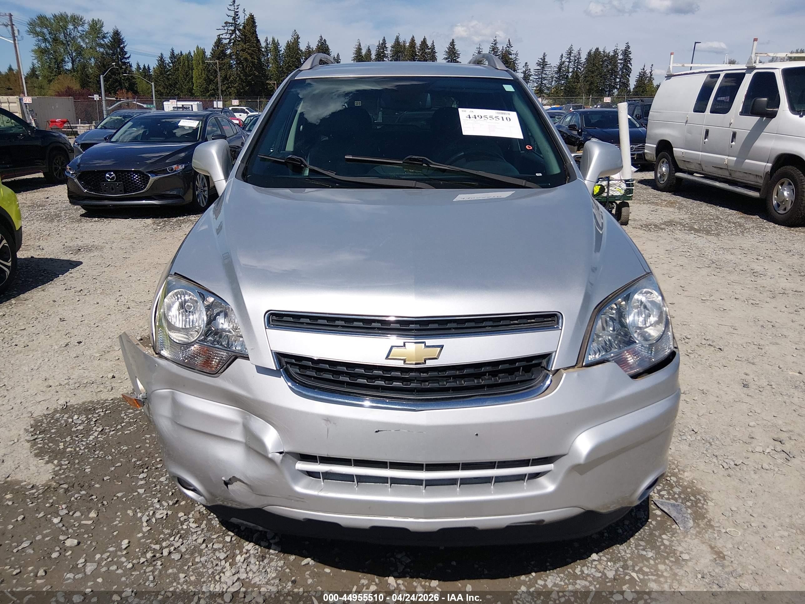 2013 Chevrolet Captiva Sport Ltz Silver vin: 3GNAL4EK1DS564226