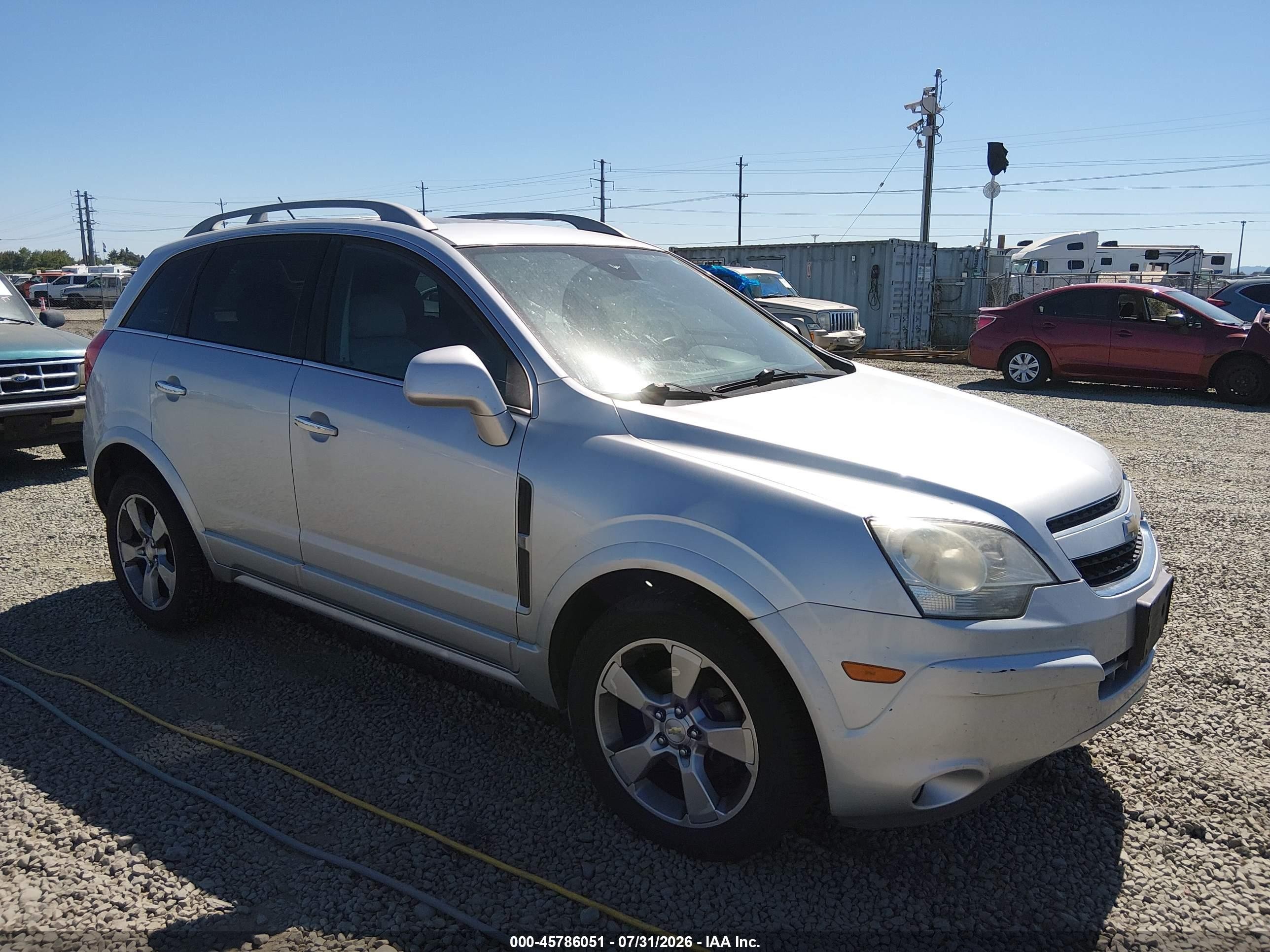 2014 Chevrolet Captiva Sport Fleet Ltz Silver vin: 3GNAL4EK1ES645325