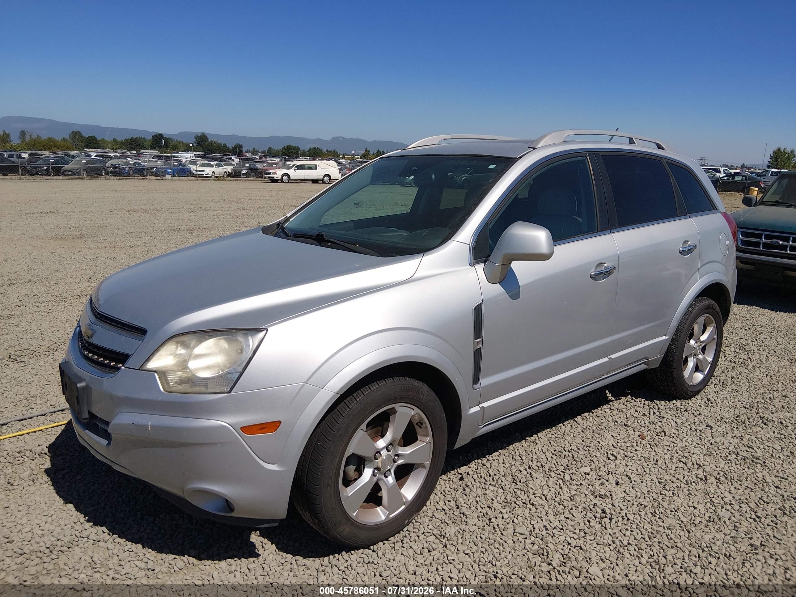 2014 Chevrolet Captiva Sport Fleet Ltz Silver vin: 3GNAL4EK1ES645325