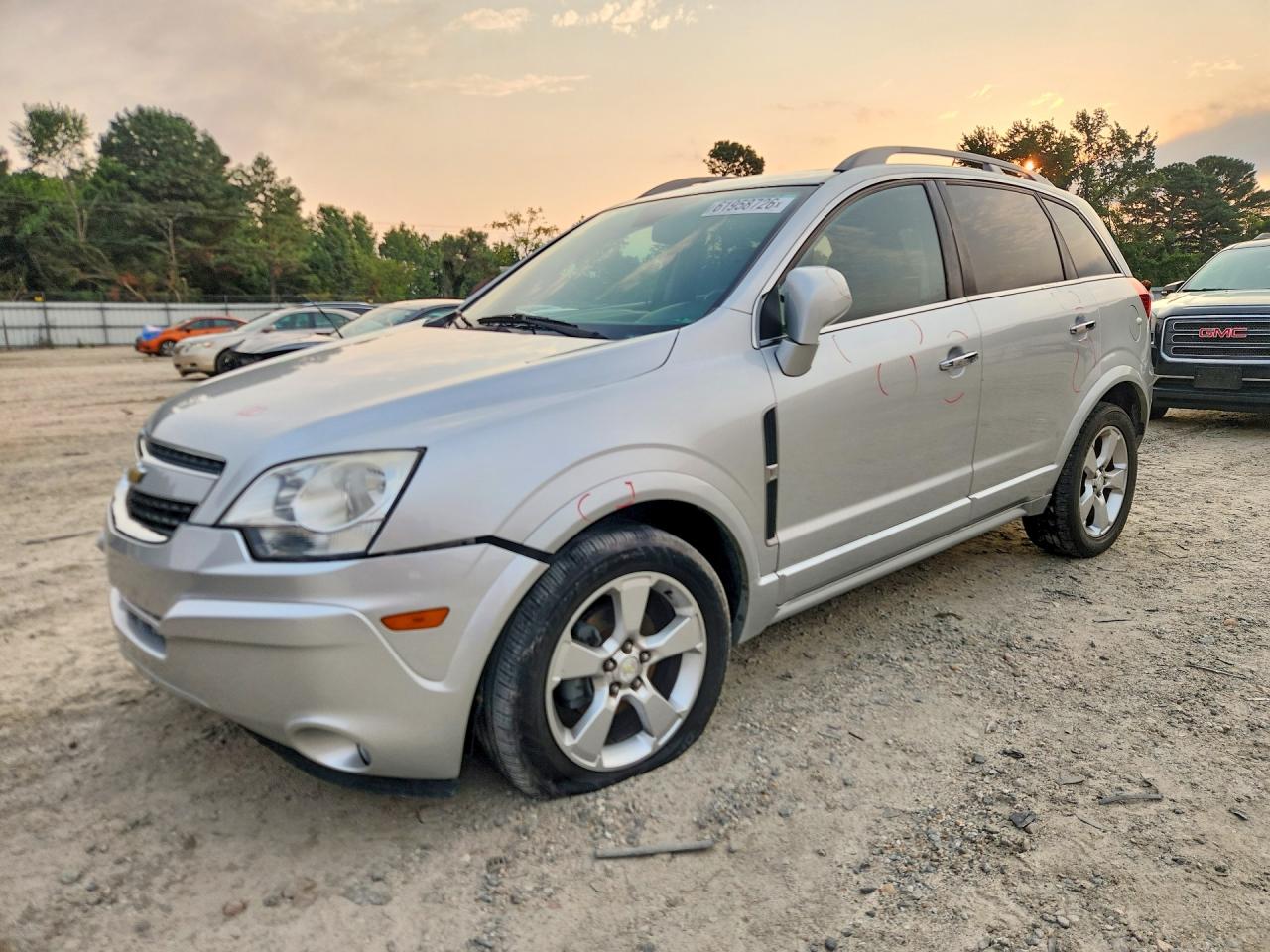 2013 Chevrolet Captiva Ltz Silver vin: 3GNAL4EK2DS566910