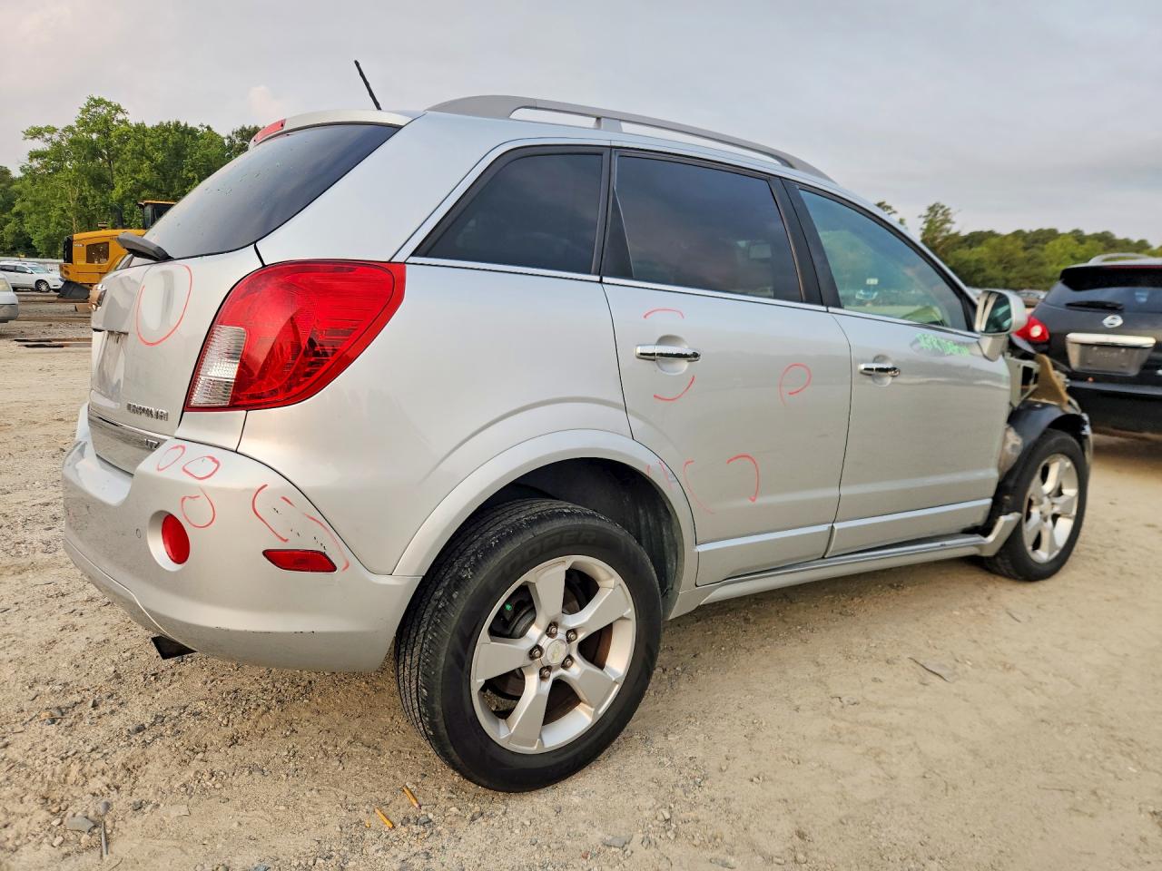2013 Chevrolet Captiva Ltz Silver vin: 3GNAL4EK2DS566910