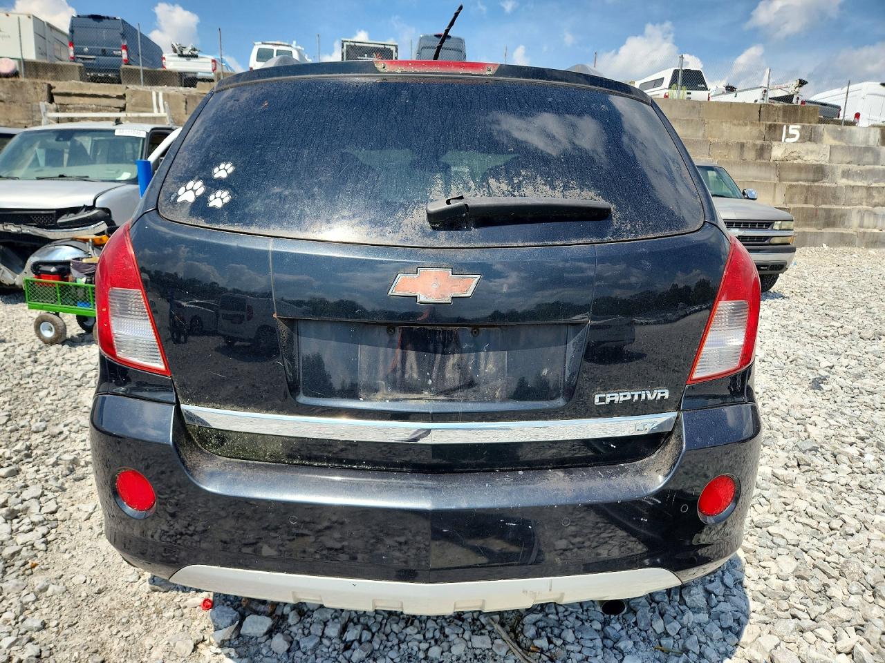 2014 Chevrolet Captiva Ltz Black vin: 3GNAL4EK2ES533679