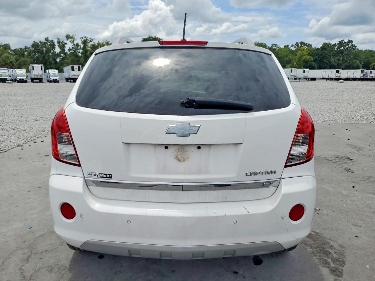 2014 Chevrolet Captiva Ltz White vin: 3GNAL4EK2ES545248