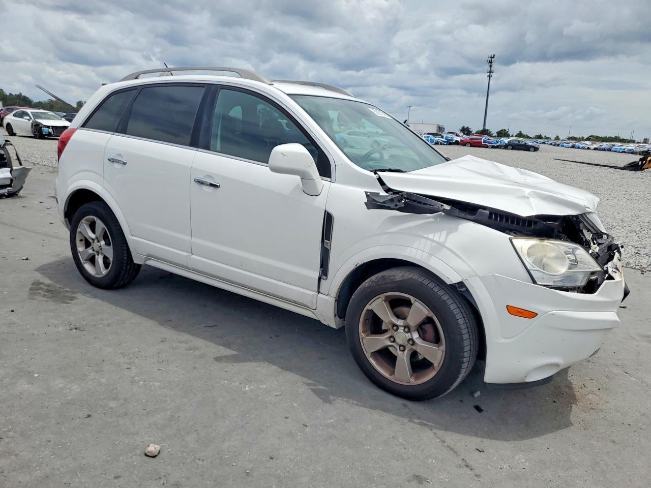 2014 Chevrolet Captiva Ltz White vin: 3GNAL4EK2ES545248
