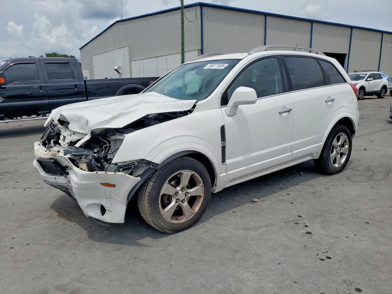 2014 Chevrolet Captiva Ltz White vin: 3GNAL4EK2ES545248