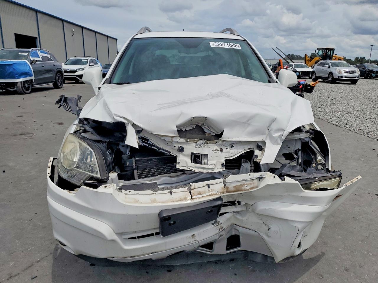 2014 Chevrolet Captiva Ltz White vin: 3GNAL4EK2ES545248