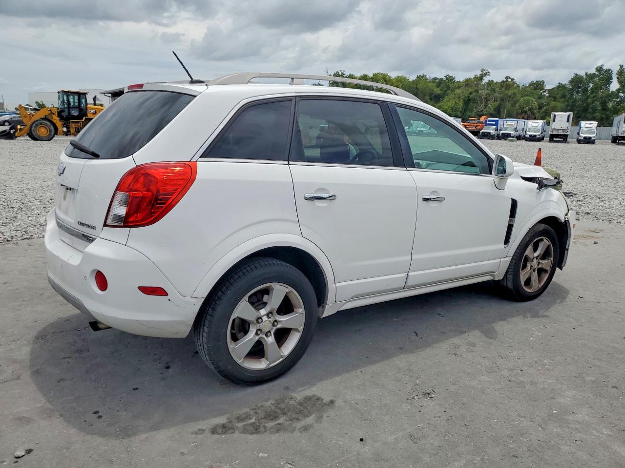 2014 Chevrolet Captiva Ltz White vin: 3GNAL4EK2ES545248