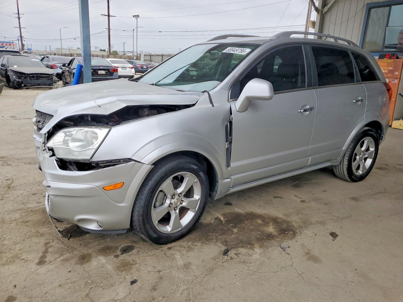 2014 Chevrolet Captiva Ltz Silver vin: 3GNAL4EK2ES626038
