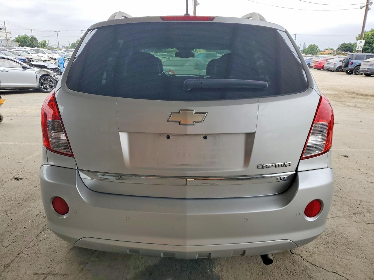 2014 Chevrolet Captiva Ltz Silver vin: 3GNAL4EK2ES626038