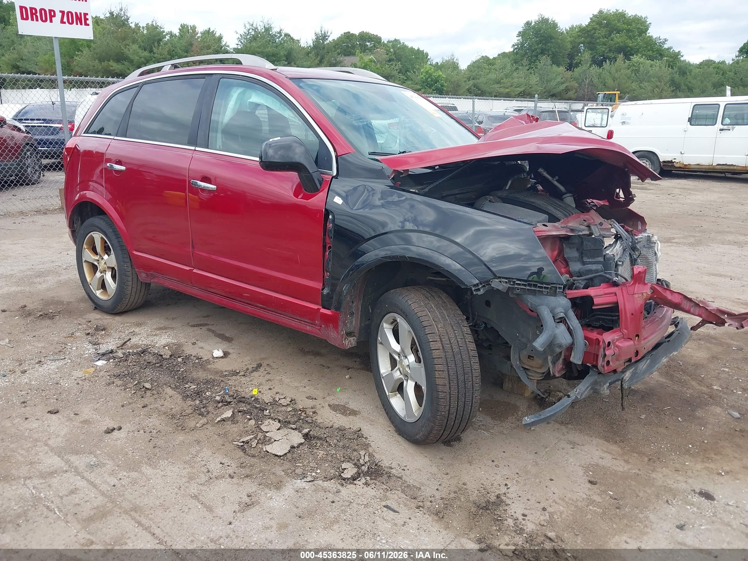 2013 Chevrolet Captiva Sport Ltz Red vin: 3GNAL4EK3DS553681