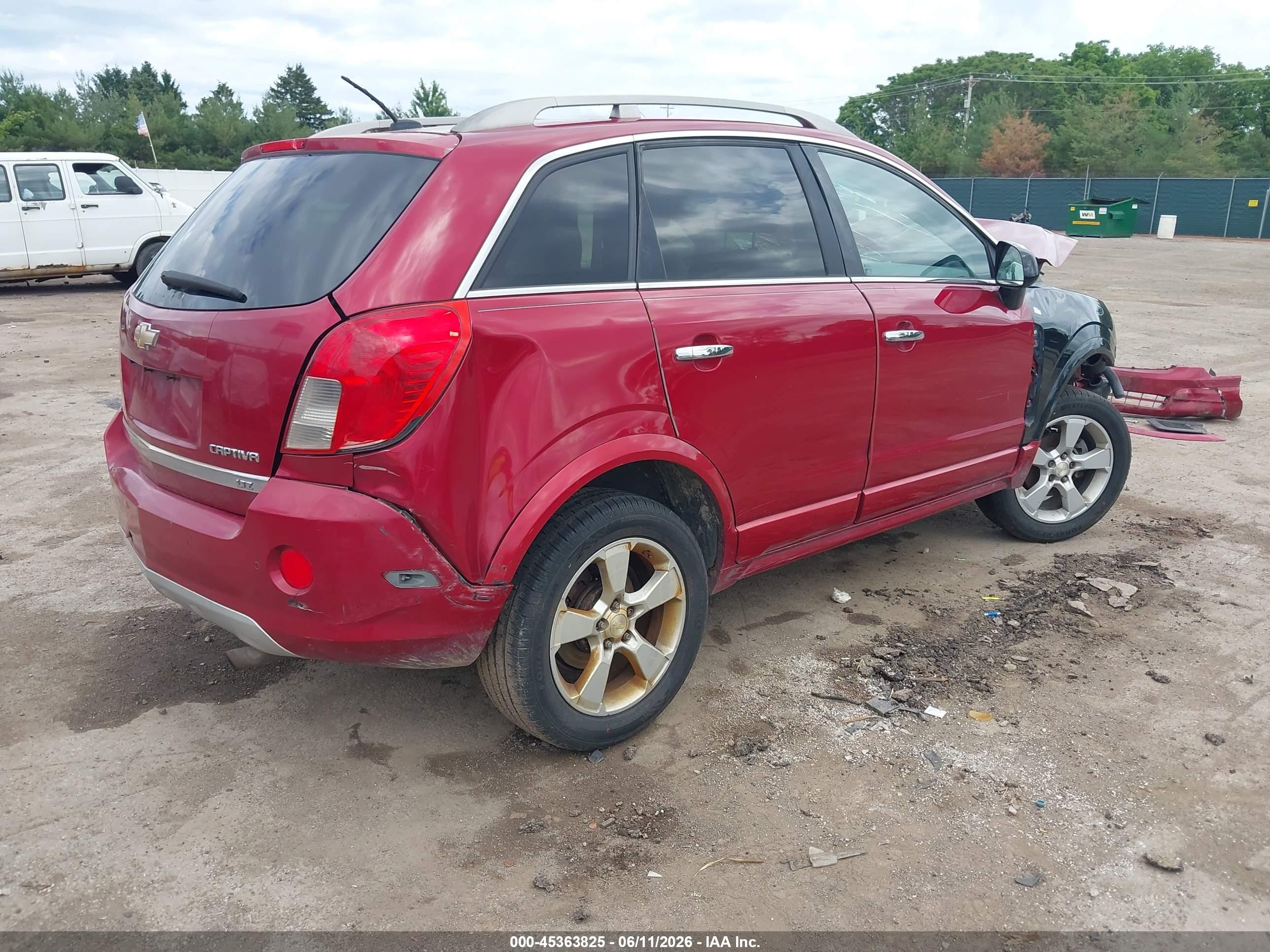 2013 Chevrolet Captiva Sport Ltz Red vin: 3GNAL4EK3DS553681
