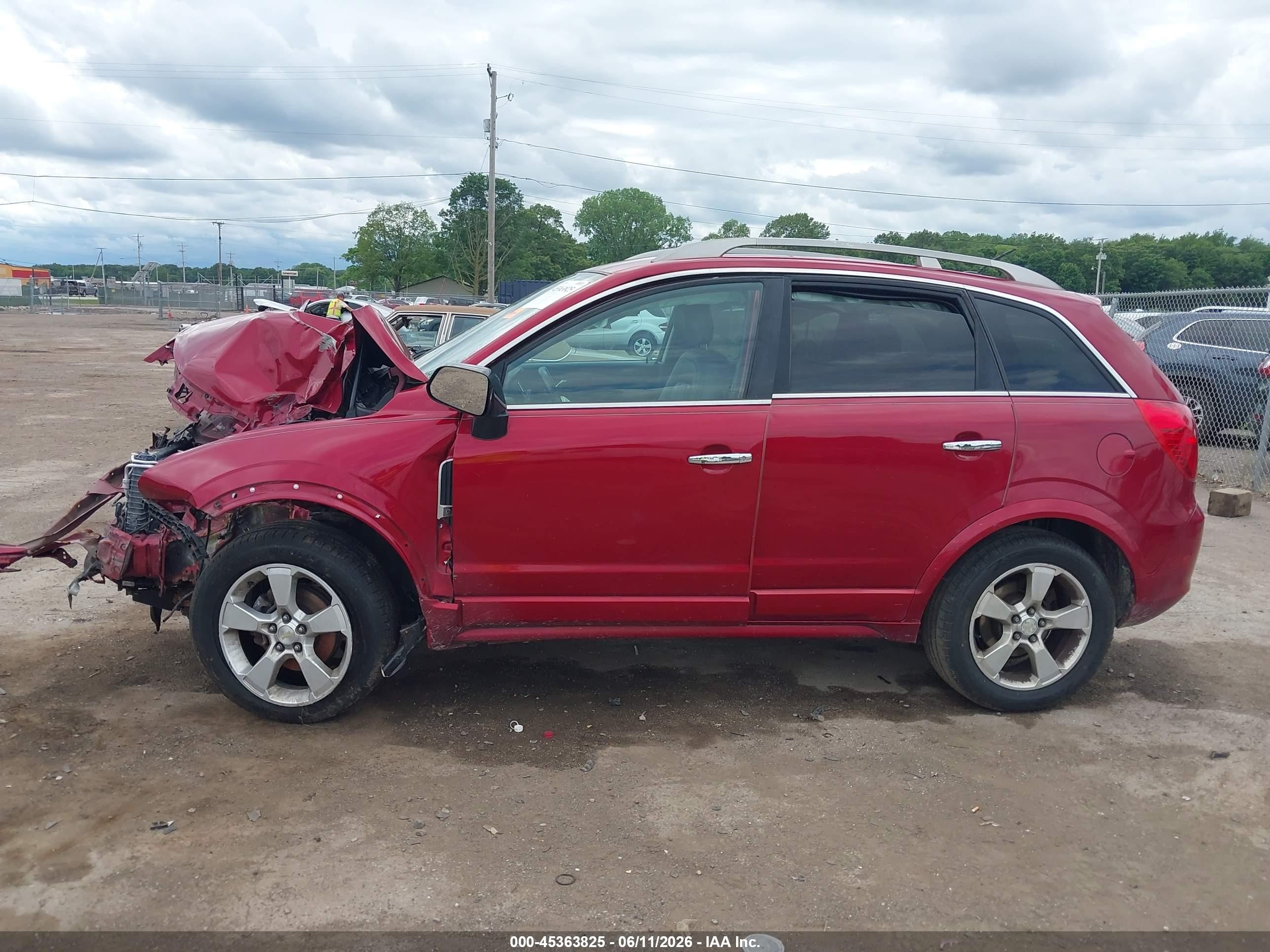 2013 Chevrolet Captiva Sport Ltz Red vin: 3GNAL4EK3DS553681