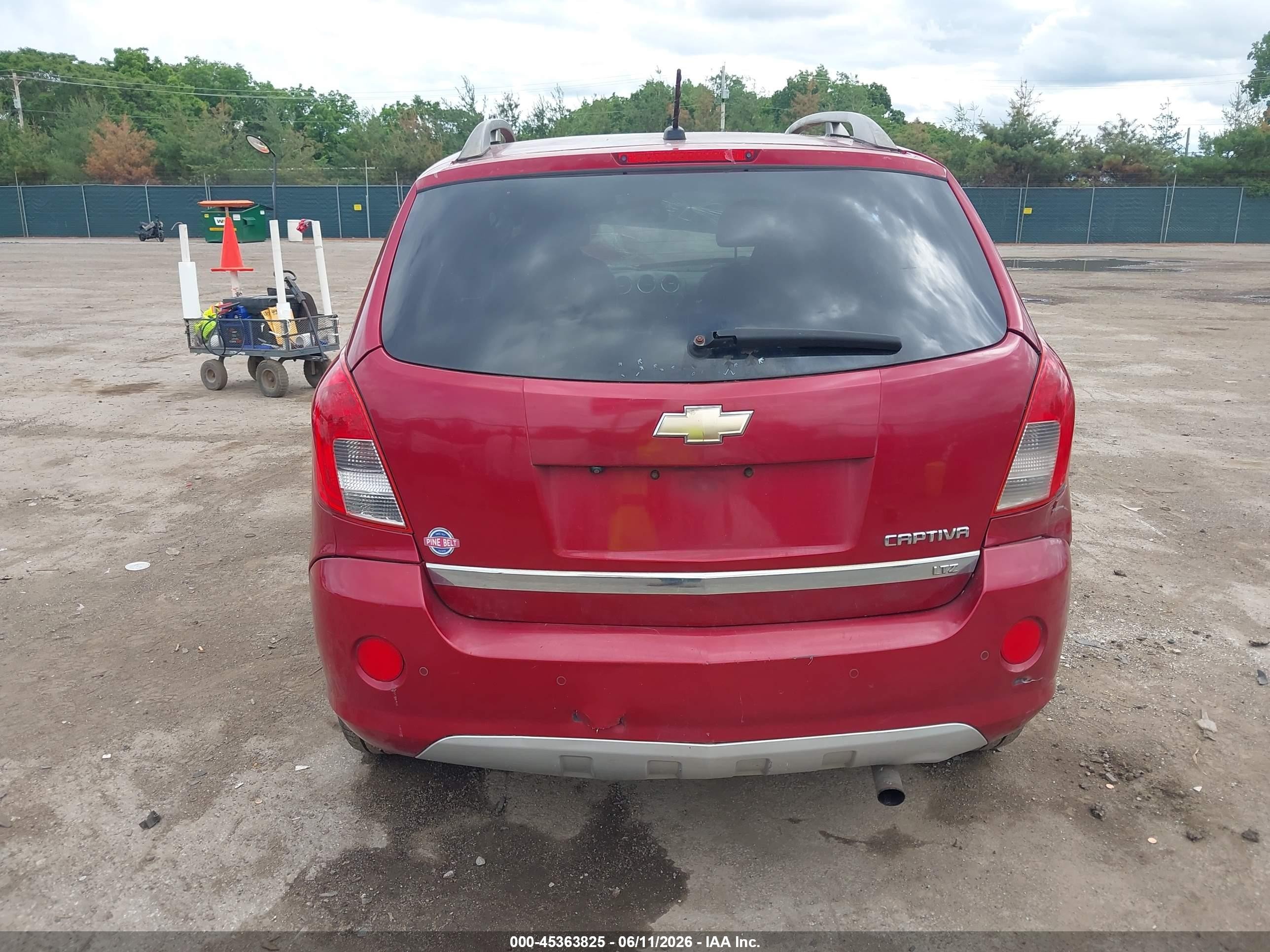 2013 Chevrolet Captiva Sport Ltz Red vin: 3GNAL4EK3DS553681