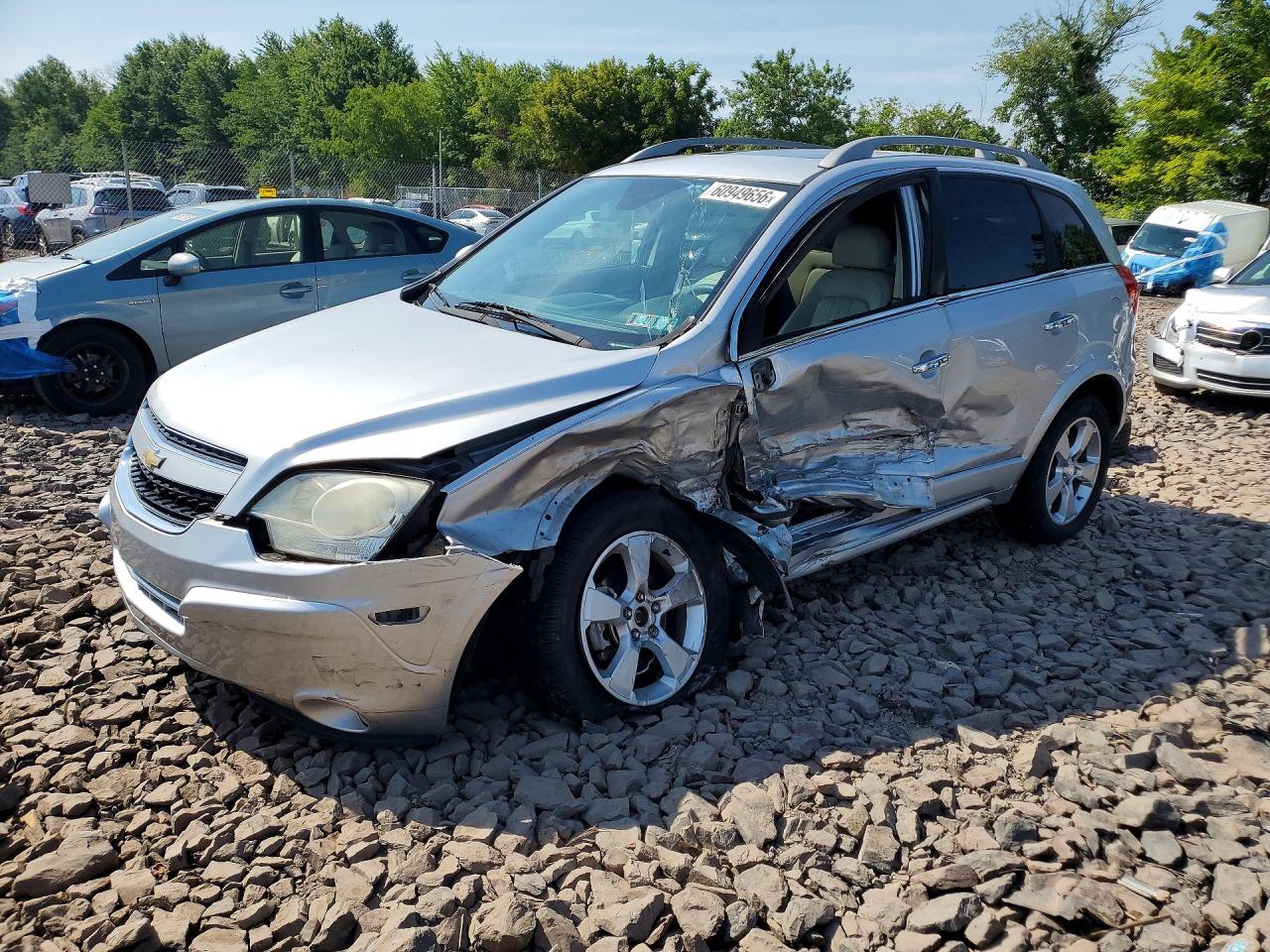 2013 Chevrolet Captiva Ltz Gray vin: 3GNAL4EK3DS631893