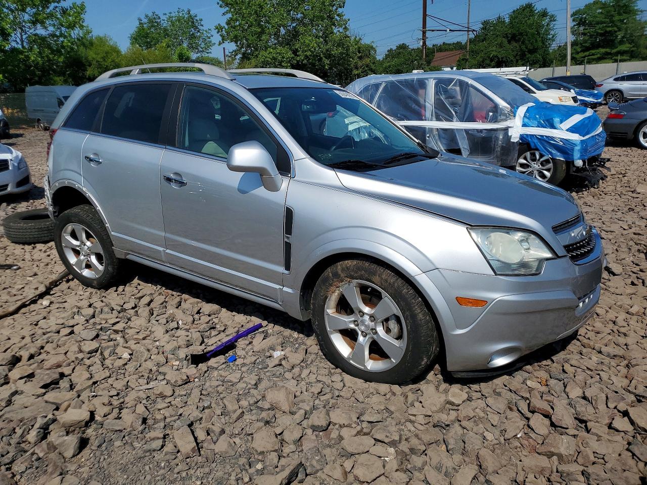 2013 Chevrolet Captiva Ltz Gray vin: 3GNAL4EK3DS631893