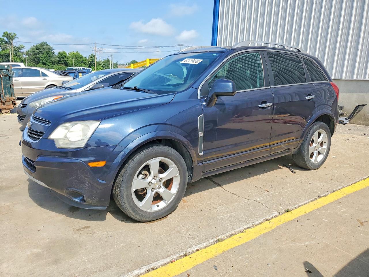 2014 Chevrolet Captiva Ltz Blue vin: 3GNAL4EK4ES554095