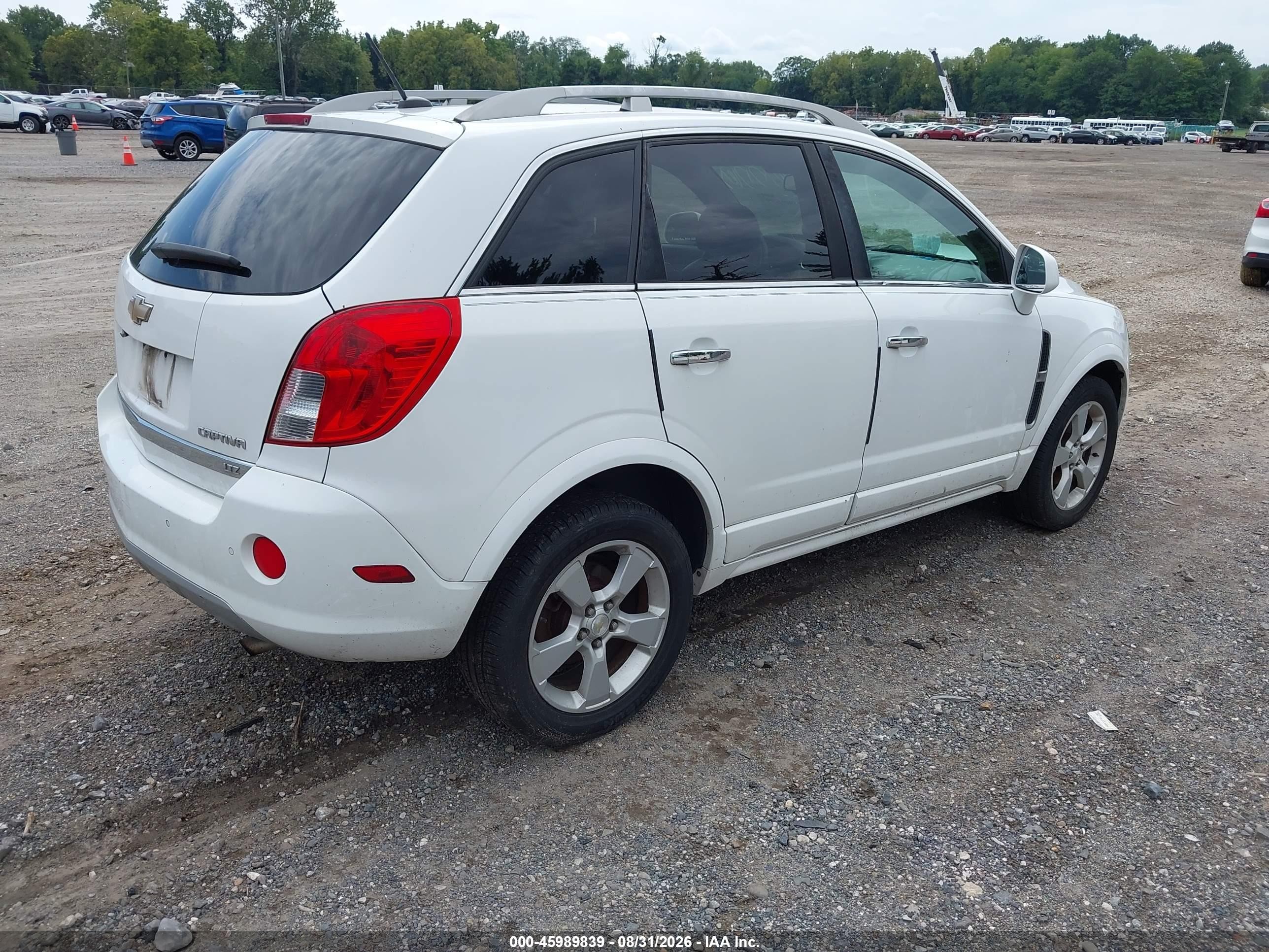 2014 Chevrolet Captiva Sport Ltz White vin: 3GNAL4EK4ES557062