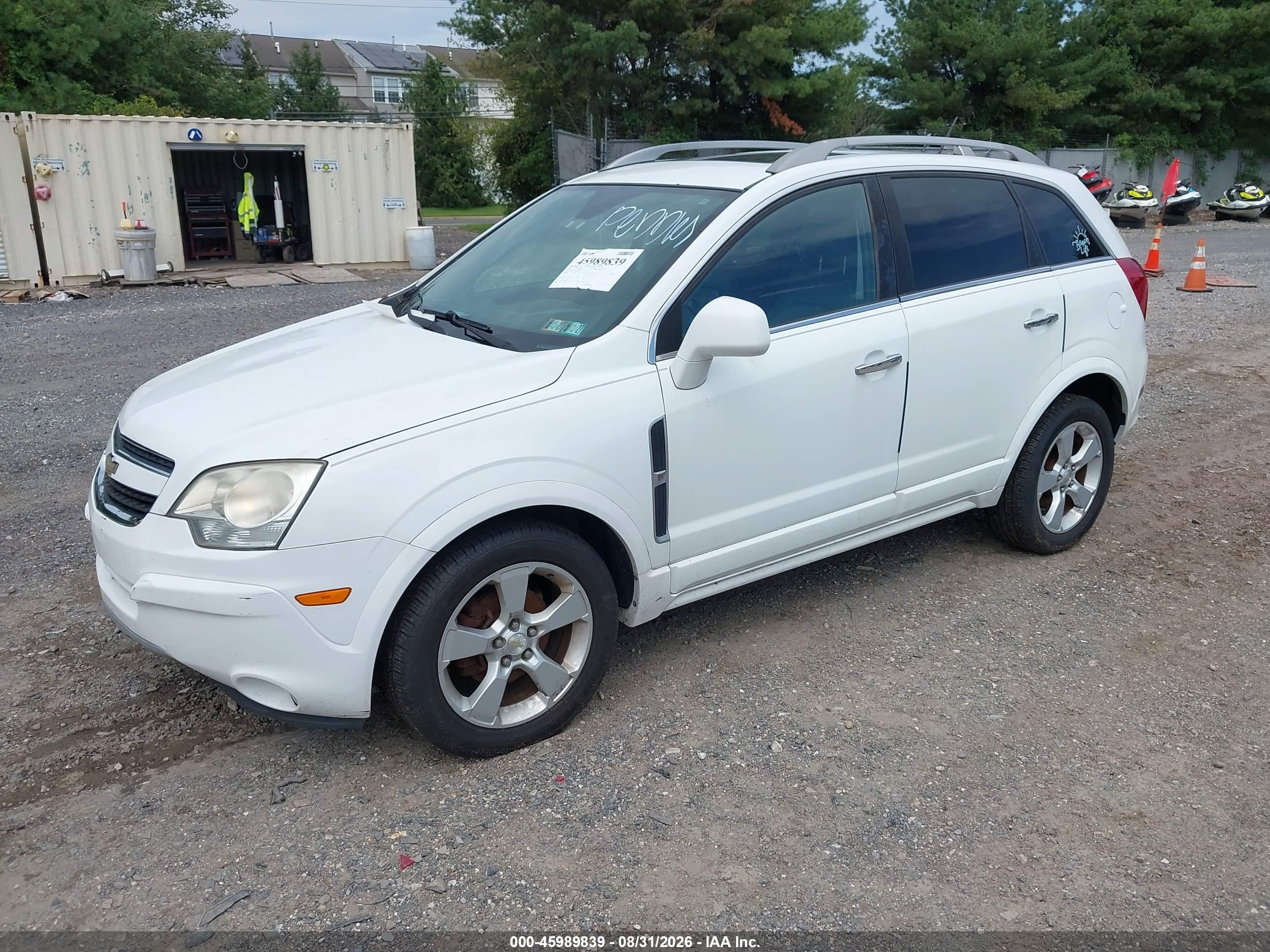 2014 Chevrolet Captiva Sport Ltz White vin: 3GNAL4EK4ES557062