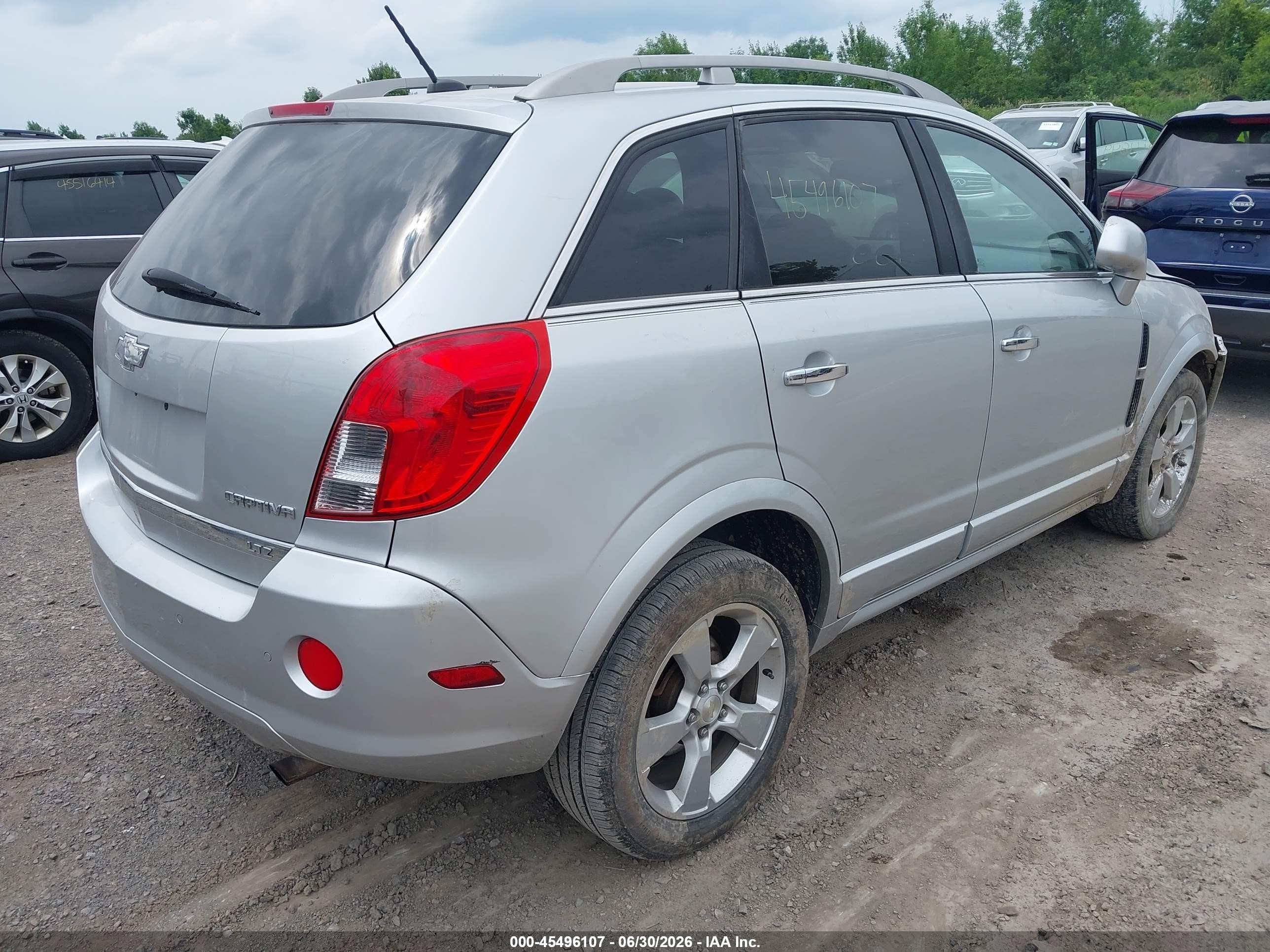 2014 Chevrolet Captiva Sport Fleet Ltz Silver vin: 3GNAL4EK5ES591057