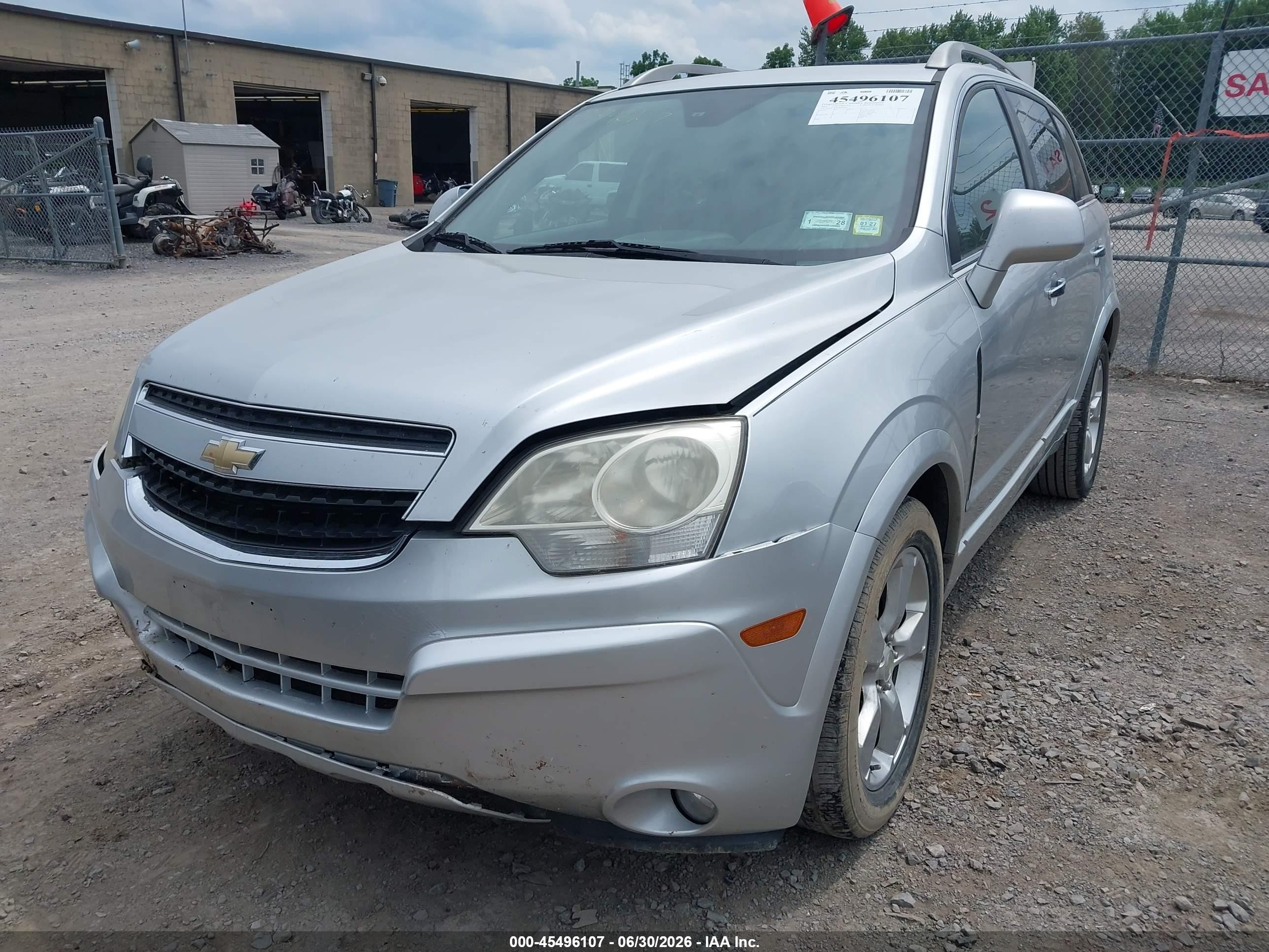 2014 Chevrolet Captiva Sport Fleet Ltz Silver vin: 3GNAL4EK5ES591057