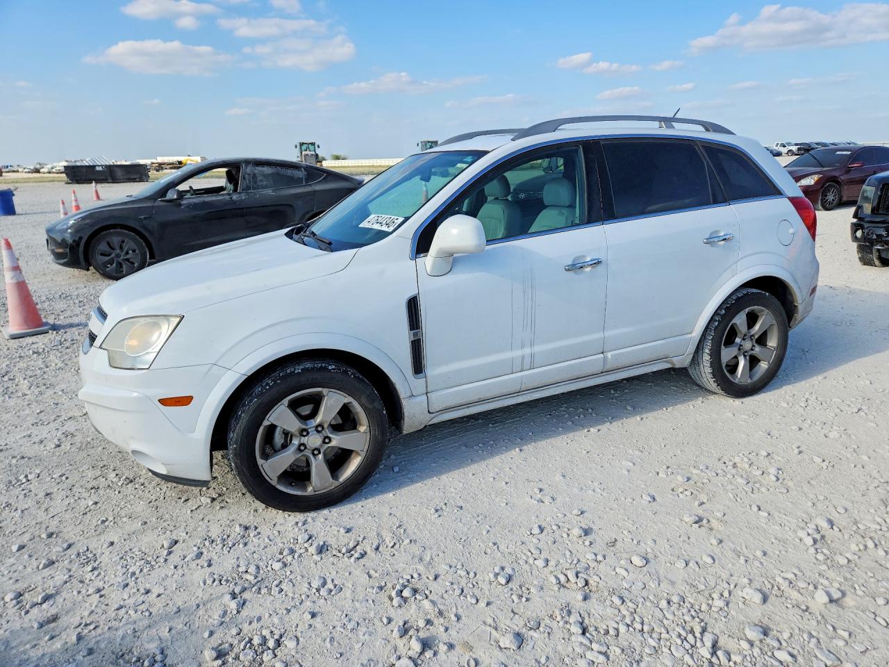 2014 Chevrolet Captiva Ltz White vin: 3GNAL4EK5ES636272