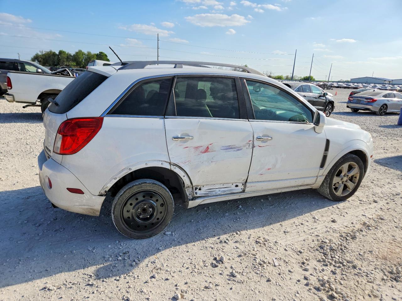 2014 Chevrolet Captiva Ltz White vin: 3GNAL4EK5ES636272