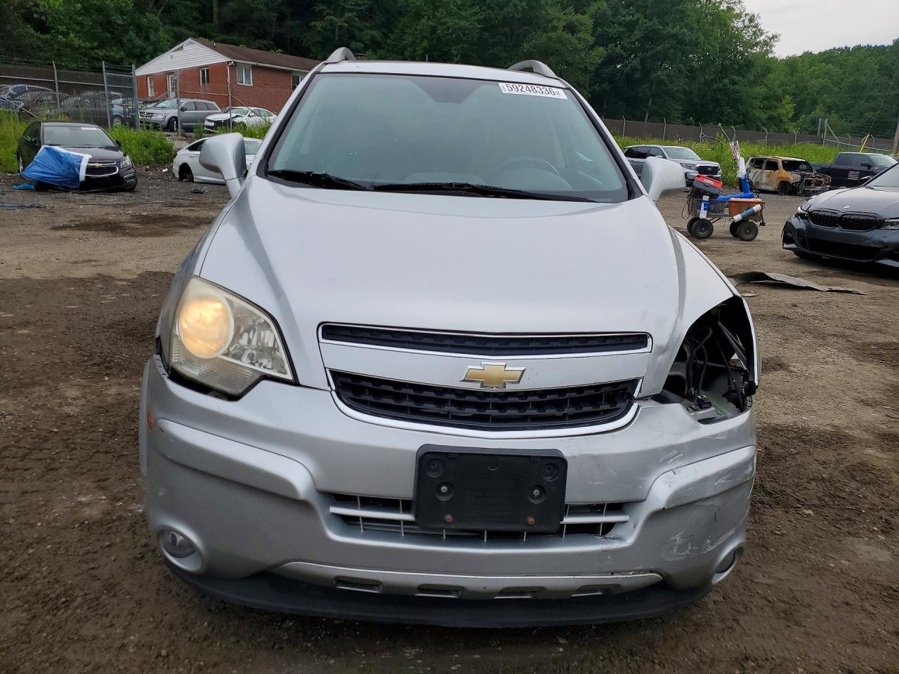 2014 Chevrolet Captiva Ltz Silver vin: 3GNAL4EK6ES666770