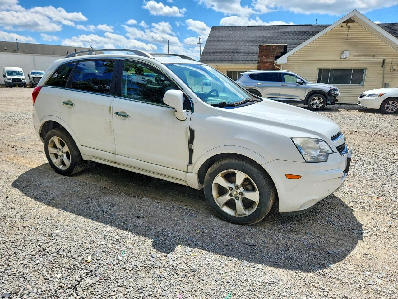 2014 Chevrolet Captiva Ltz White vin: 3GNAL4EK6ES673749