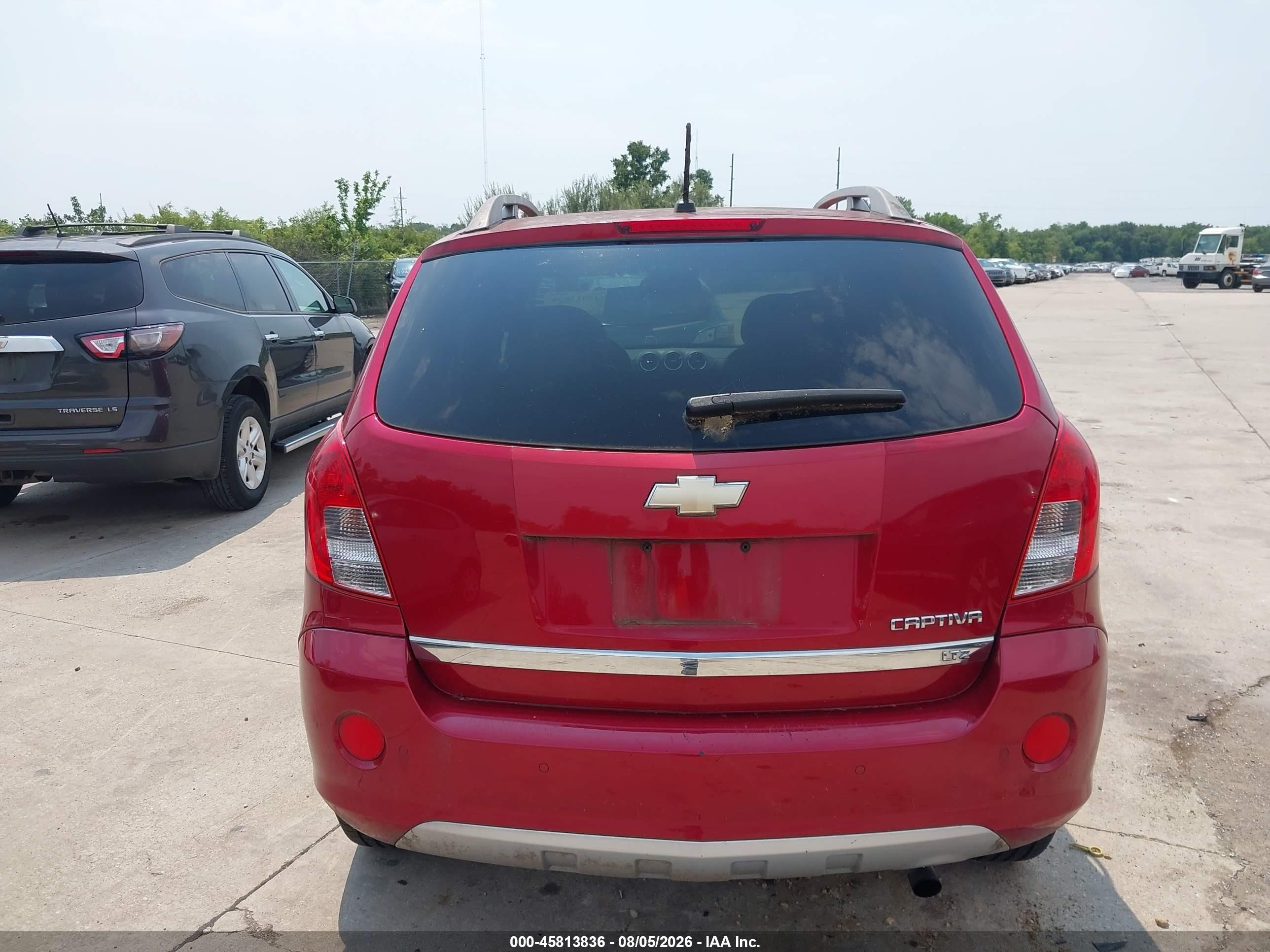 2014 Chevrolet Captiva Sport Fleet Ltz Red vin: 3GNAL4EK6ES682869