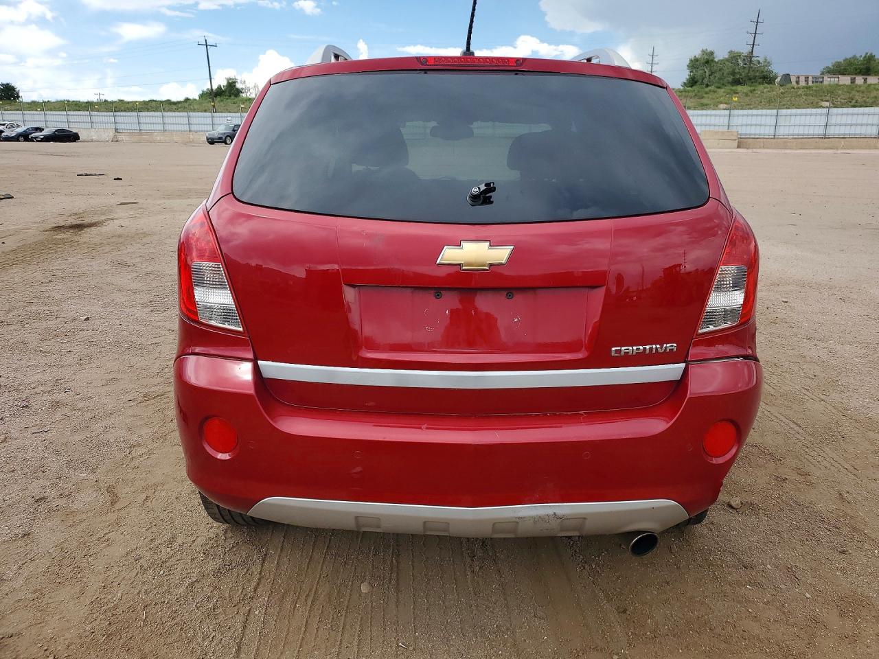 2015 Chevrolet Captiva Ltz Red vin: 3GNAL4EK6FS507426