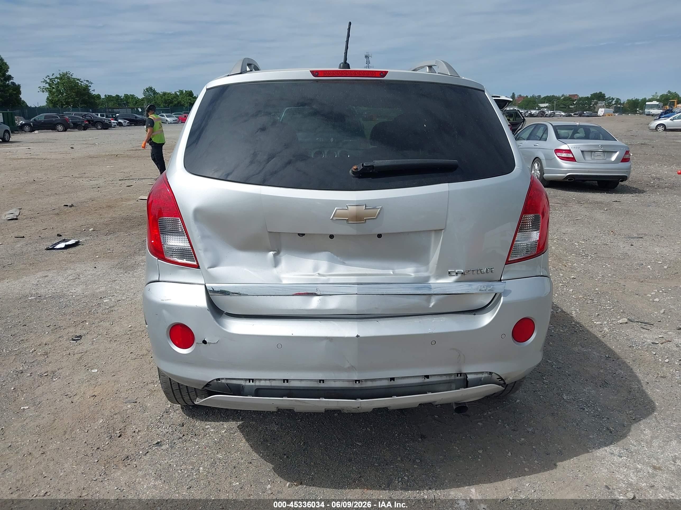2013 Chevrolet Captiva Sport Ltz Серебряный vin: 3GNAL4EK7DS554039
