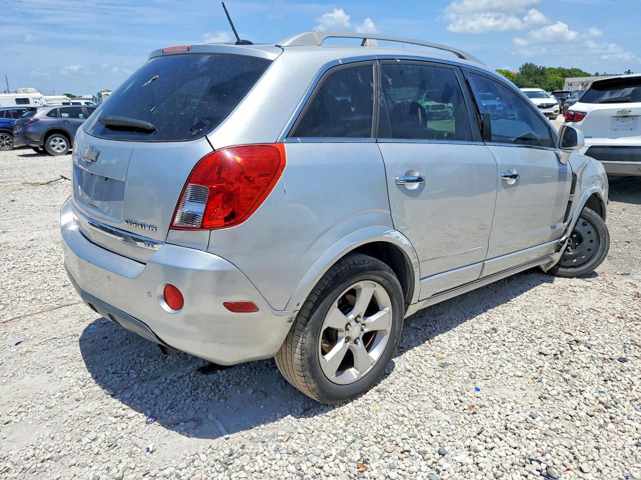 2014 Chevrolet Captiva Ltz Silver vin: 3GNAL4EK7ES509443