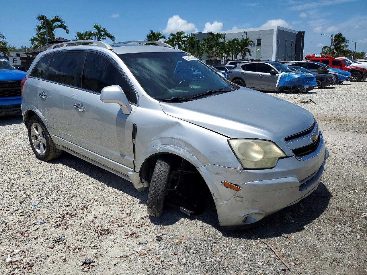 2014 Chevrolet Captiva Ltz Silver vin: 3GNAL4EK7ES509443