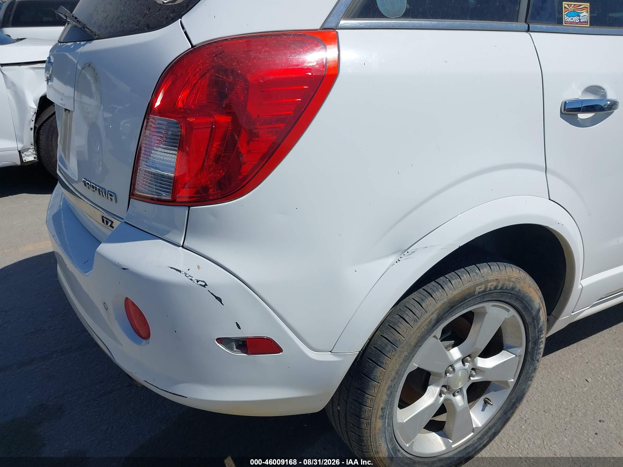 2014 Chevrolet Captiva Sport Ltz White vin: 3GNAL4EK7ES513458