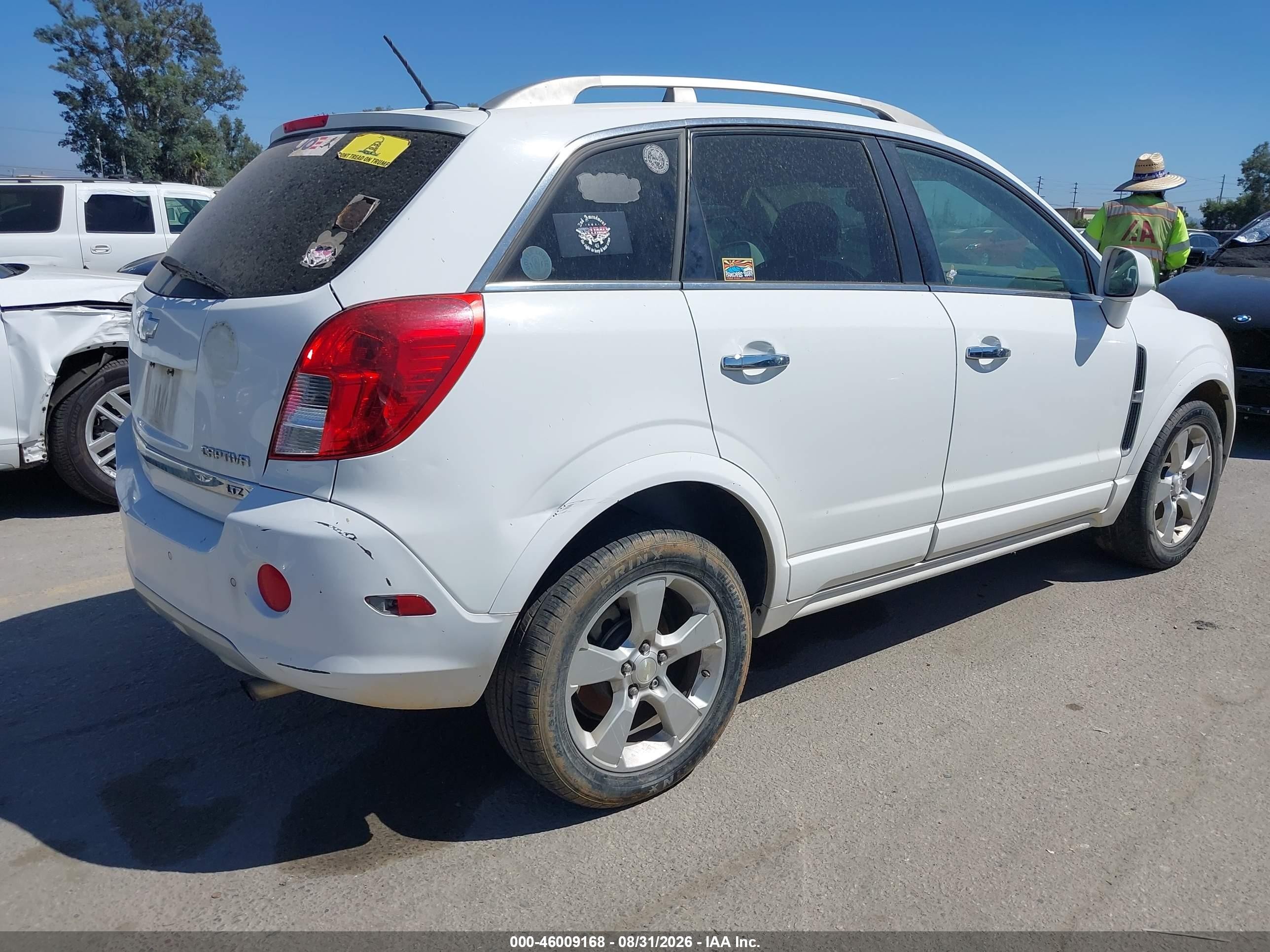 2014 Chevrolet Captiva Sport Ltz White vin: 3GNAL4EK7ES513458