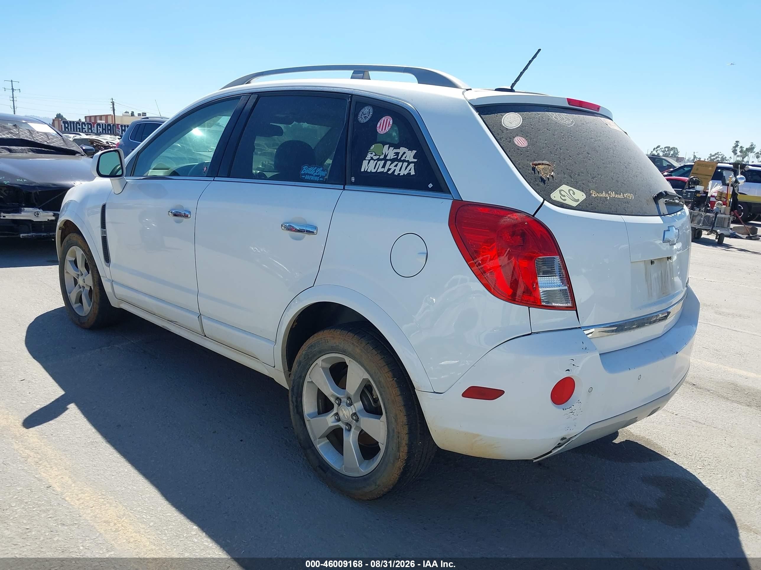 2014 Chevrolet Captiva Sport Ltz White vin: 3GNAL4EK7ES513458