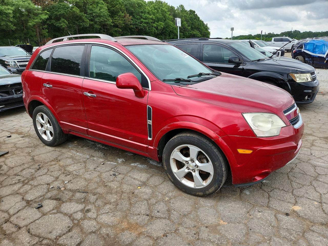 2014 Chevrolet Captiva Ltz Red vin: 3GNAL4EK7ES547593