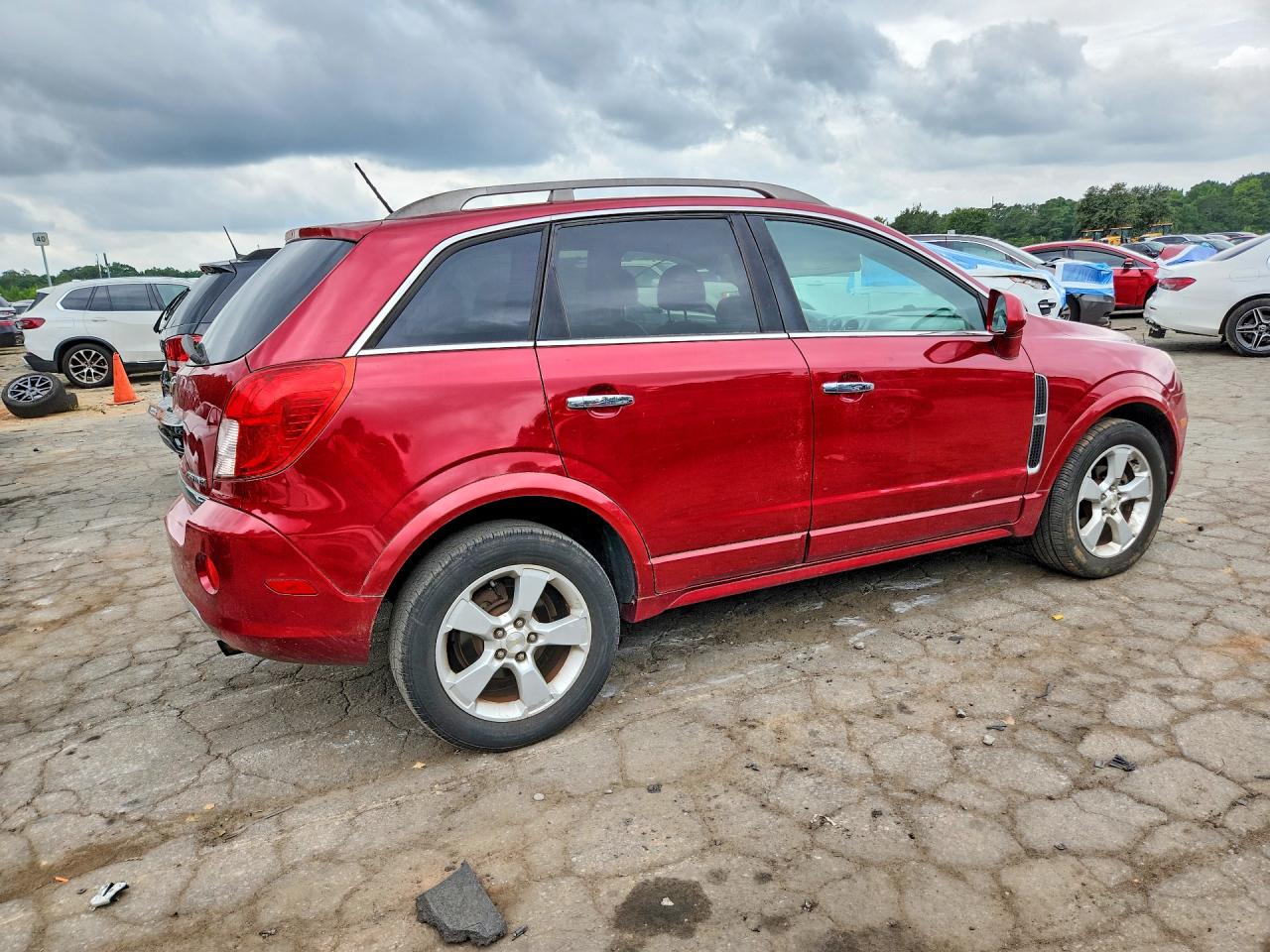 2014 Chevrolet Captiva Ltz Red vin: 3GNAL4EK7ES547593