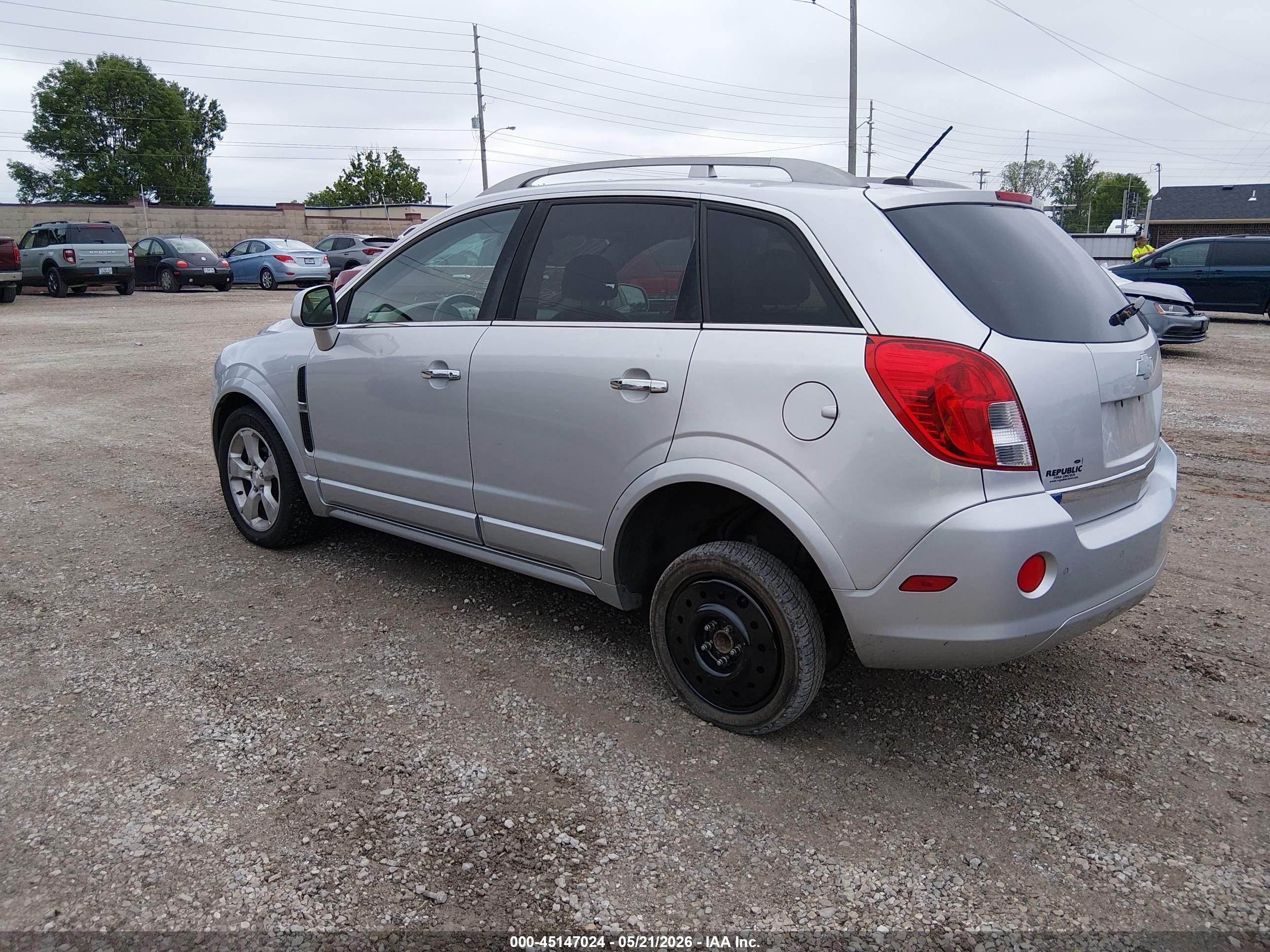 2014 Chevrolet Captiva Sport Ltz Silver vin: 3GNAL4EK7ES648178