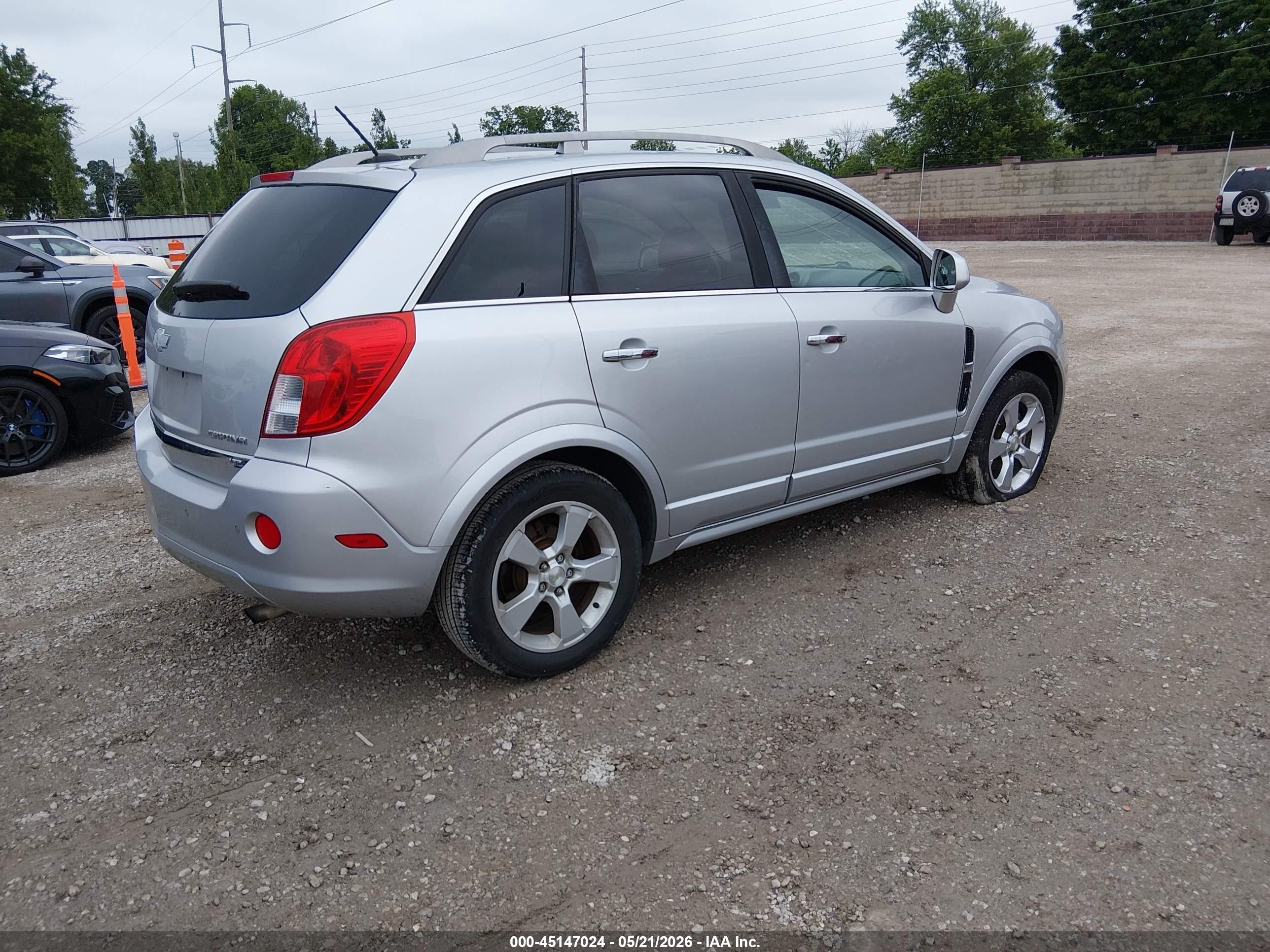 2014 Chevrolet Captiva Sport Ltz Silver vin: 3GNAL4EK7ES648178