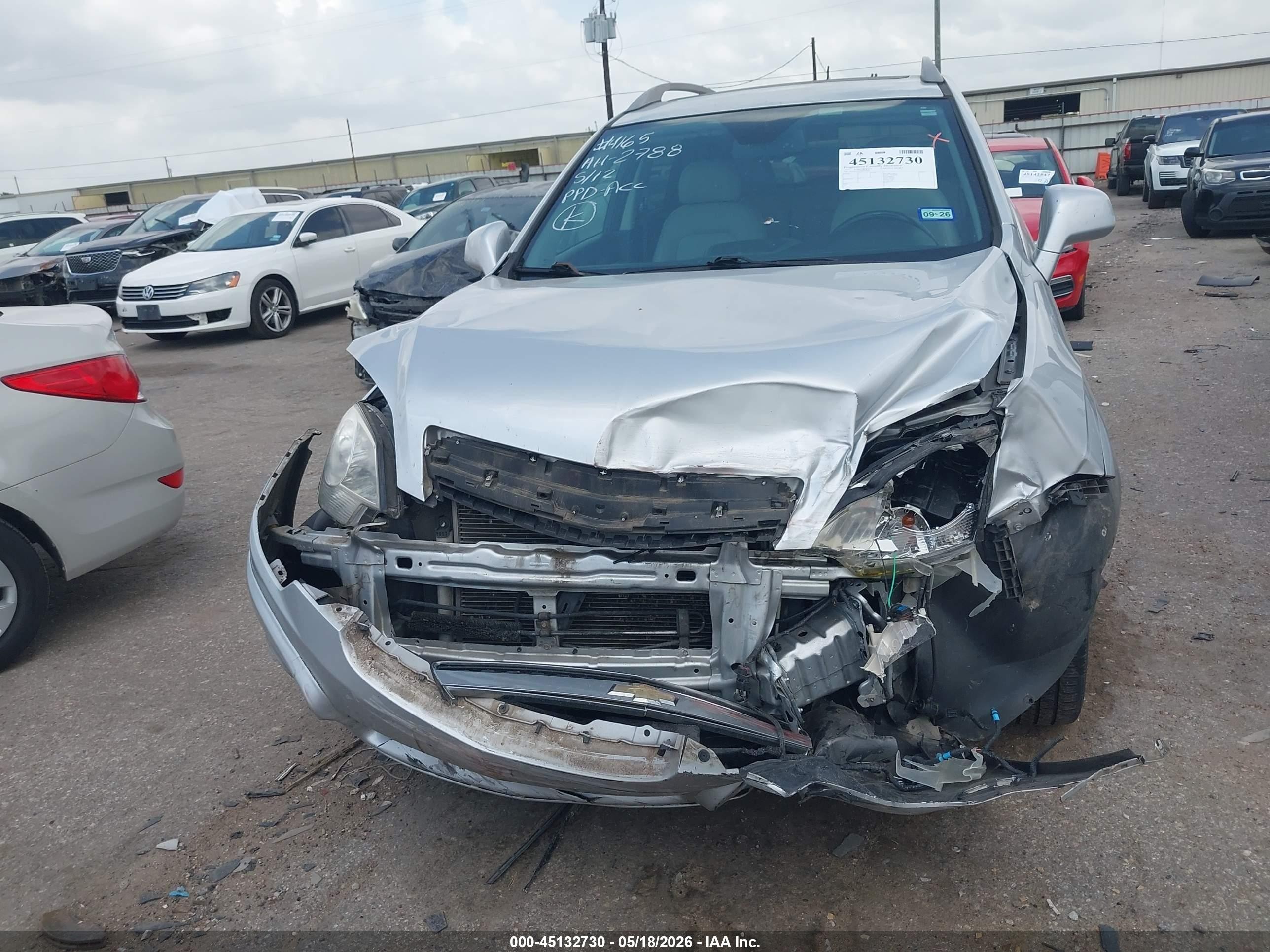 2013 Chevrolet Captiva Sport Ltz Silver vin: 3GNAL4EK8DS626897